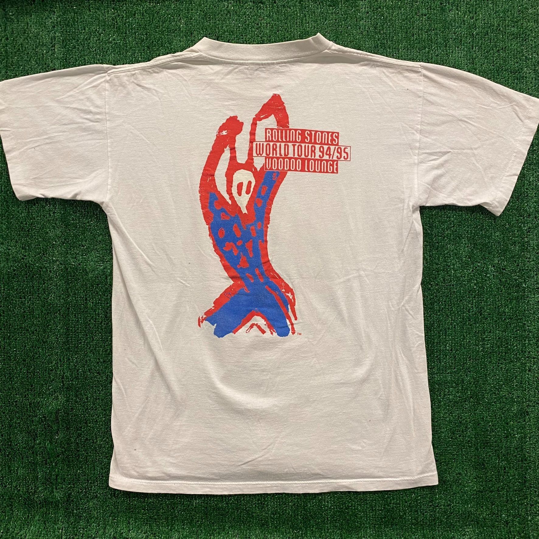 Band Tees Rolling Stones Voodoo Lounge Vintage 90s Band T-Shirt Size US L / EU 52-54 / 3 - 4 Thumbnail
