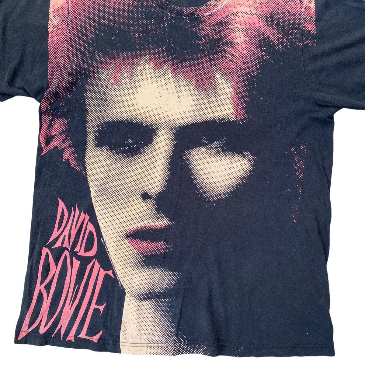 Band Tees × Vintage David Bowie Mega Print Vintage Shirt. #c4 Size US L / EU 52-54 / 3 - 3 Thumbnail