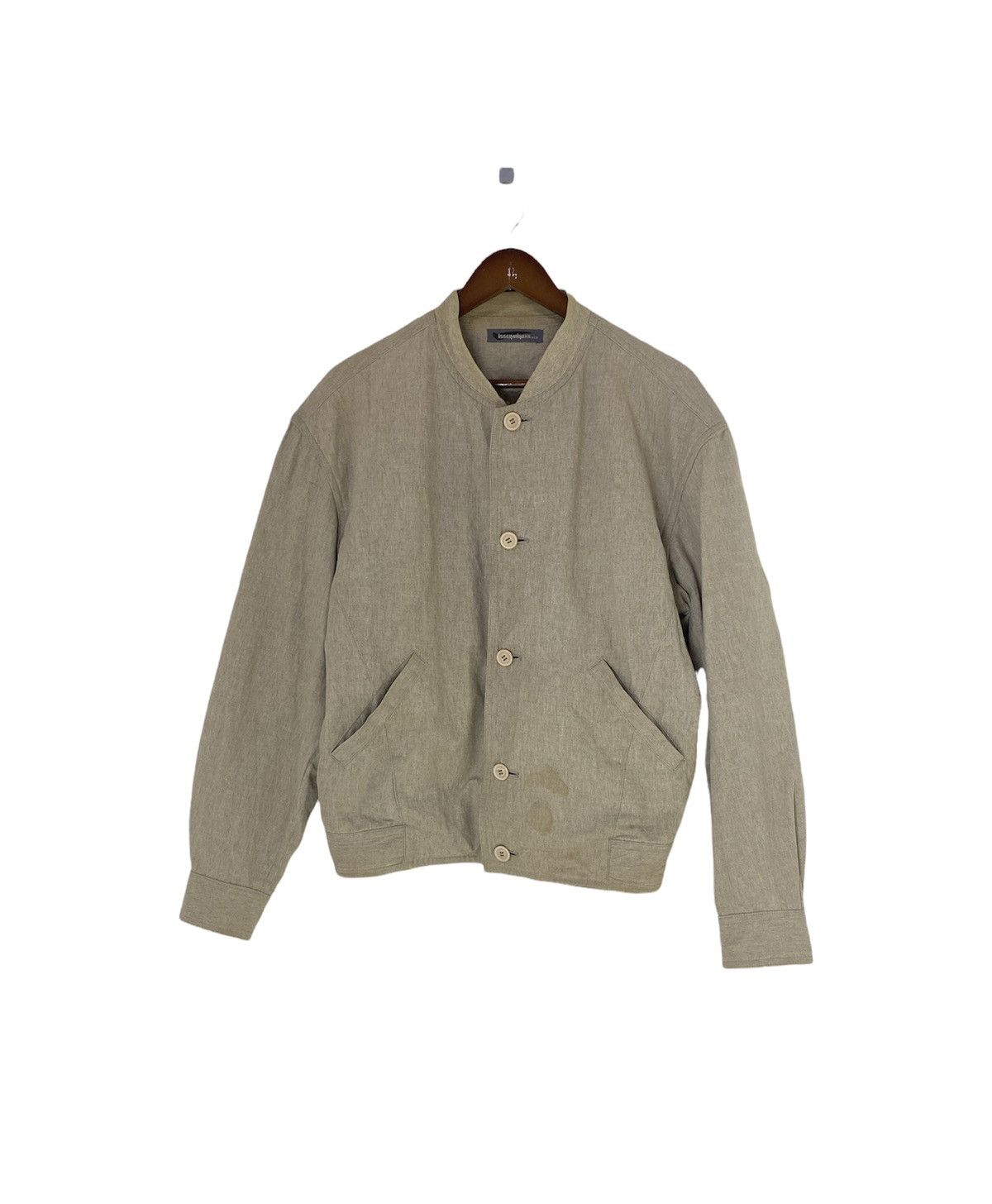 Issey Miyake Vintage 80’s Issey Miyake Bomber Jacket Style Design Size US M / EU 48-50 / 2 - 1 Thumbnail