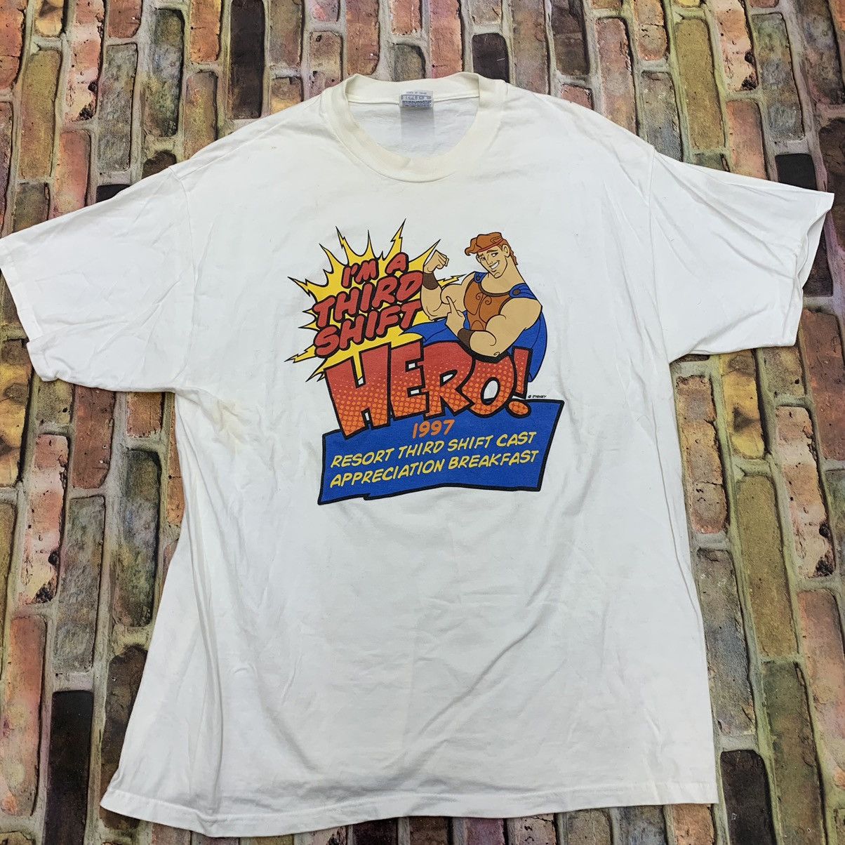 Disney × Vintage Vintage Hercules tee Size US XL / EU 56 / 4 - 1 Thumbnail