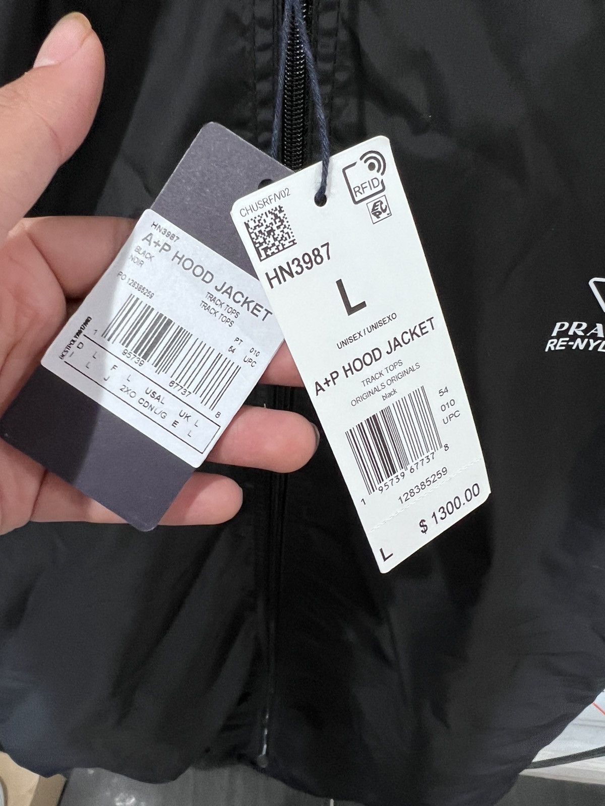 Adidas × Prada Adidas for Prada Re-Nylon Hooded Track Jacket Size US L / EU 52-54 / 3 - 9 Thumbnail