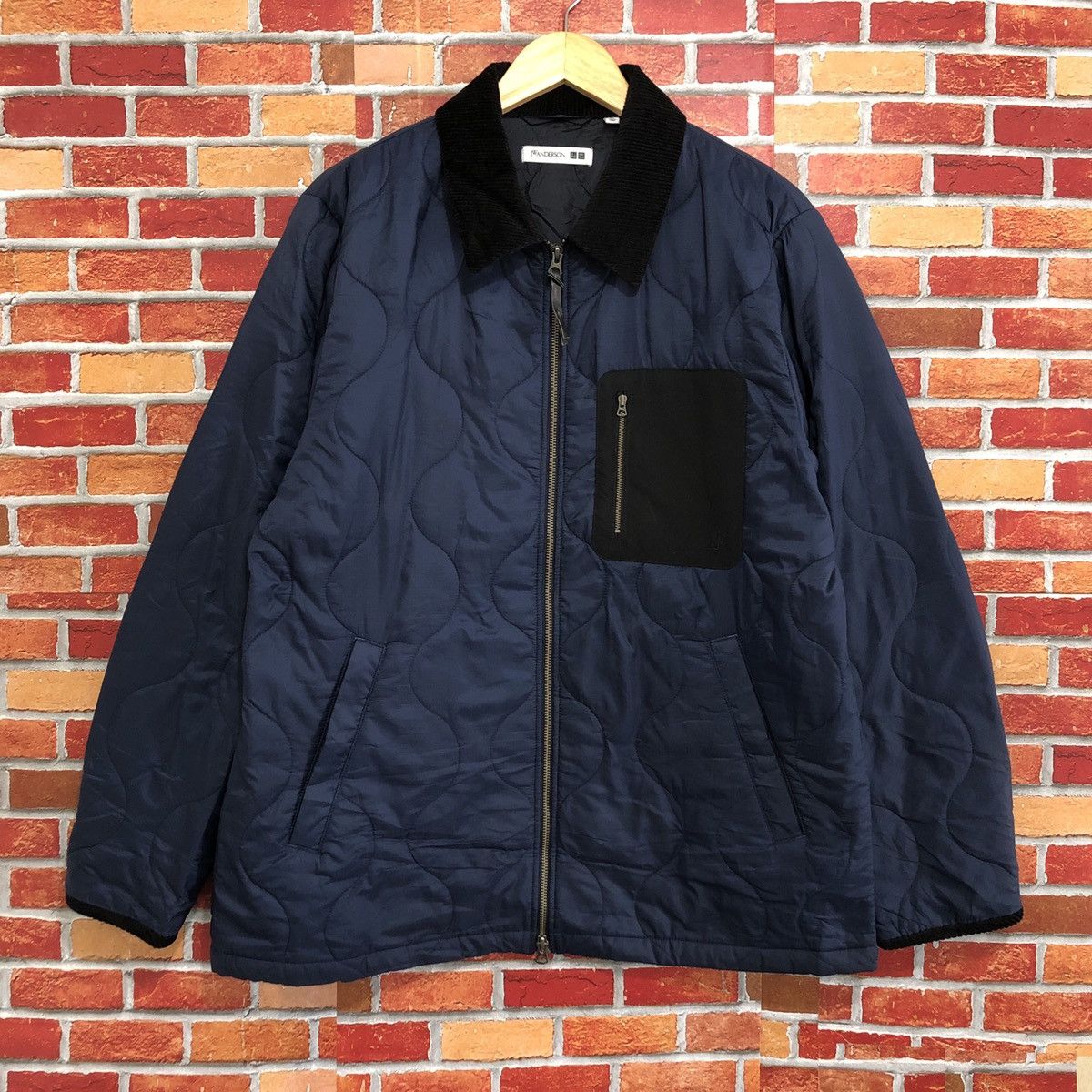 JW Anderson JW Anderson Blue & Green Flower Insert Track Jacket 
