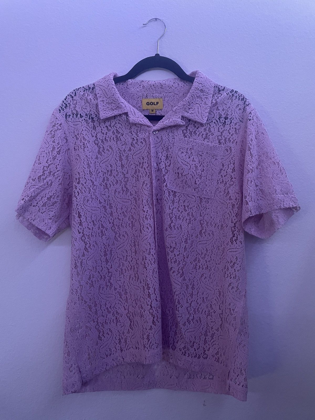 Golf Wang × Tyler The Creator golf wang pink paisley button up Size US M / EU 48-50 / 2 - 1 Thumbnail