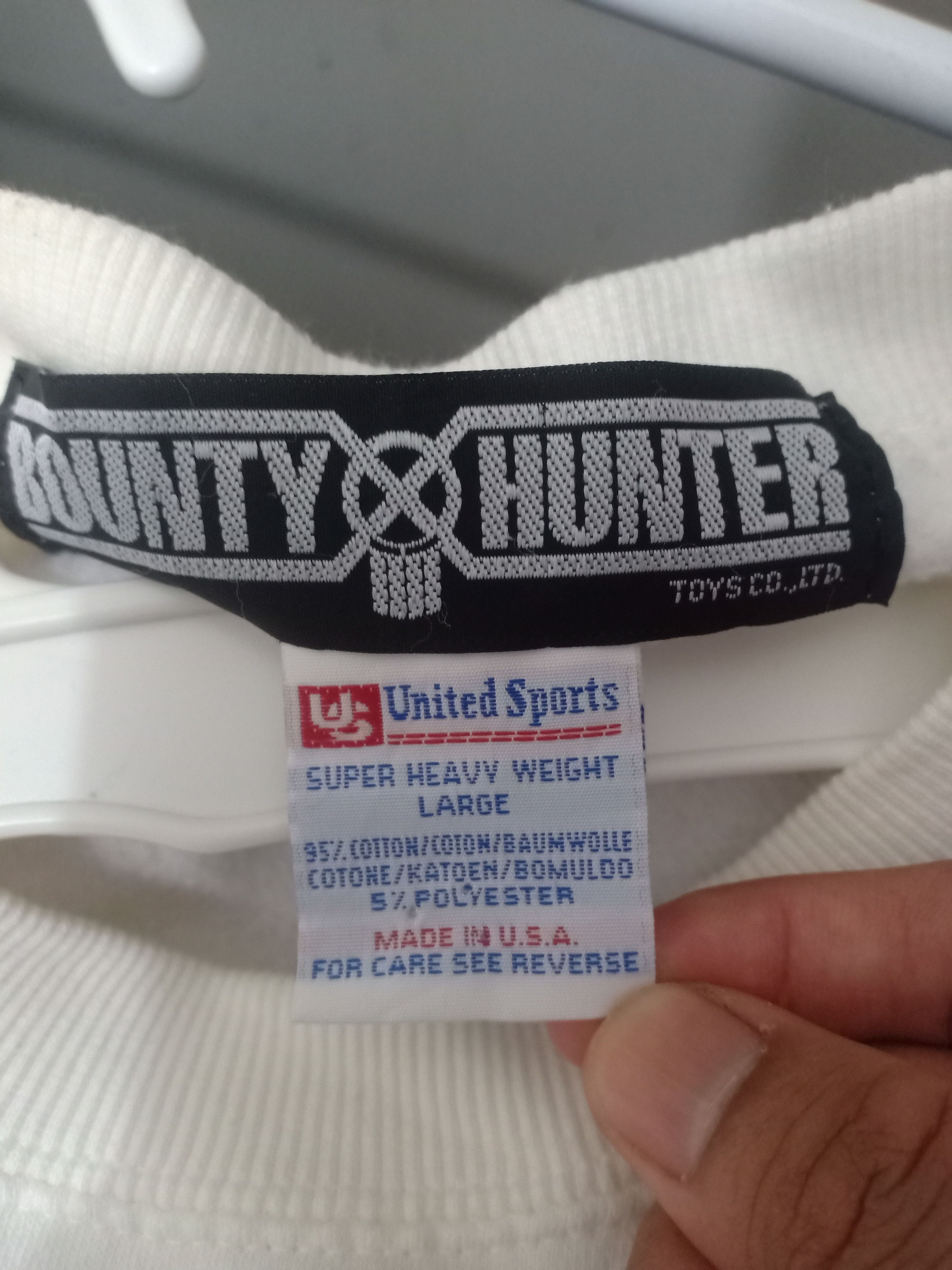 Bounty Hunter × Japanese Brand 90's Rare!!! Bounty Hunter Sweatshirt crewneck robber design Size US L / EU 52-54 / 3 - 6 Thumbnail