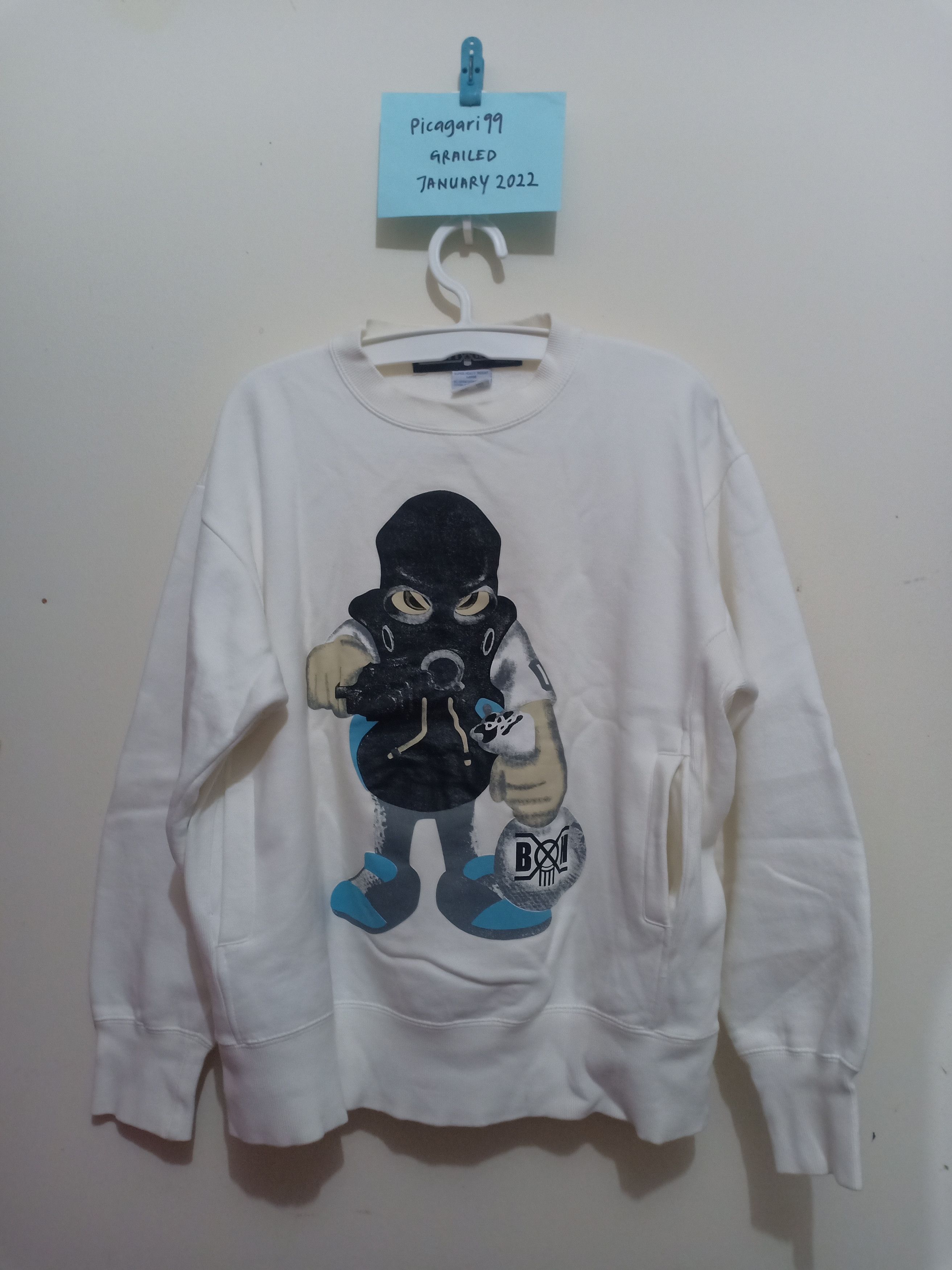 Bounty Hunter × Japanese Brand 90's Rare!!! Bounty Hunter Sweatshirt crewneck robber design Size US L / EU 52-54 / 3 - 1 Thumbnail