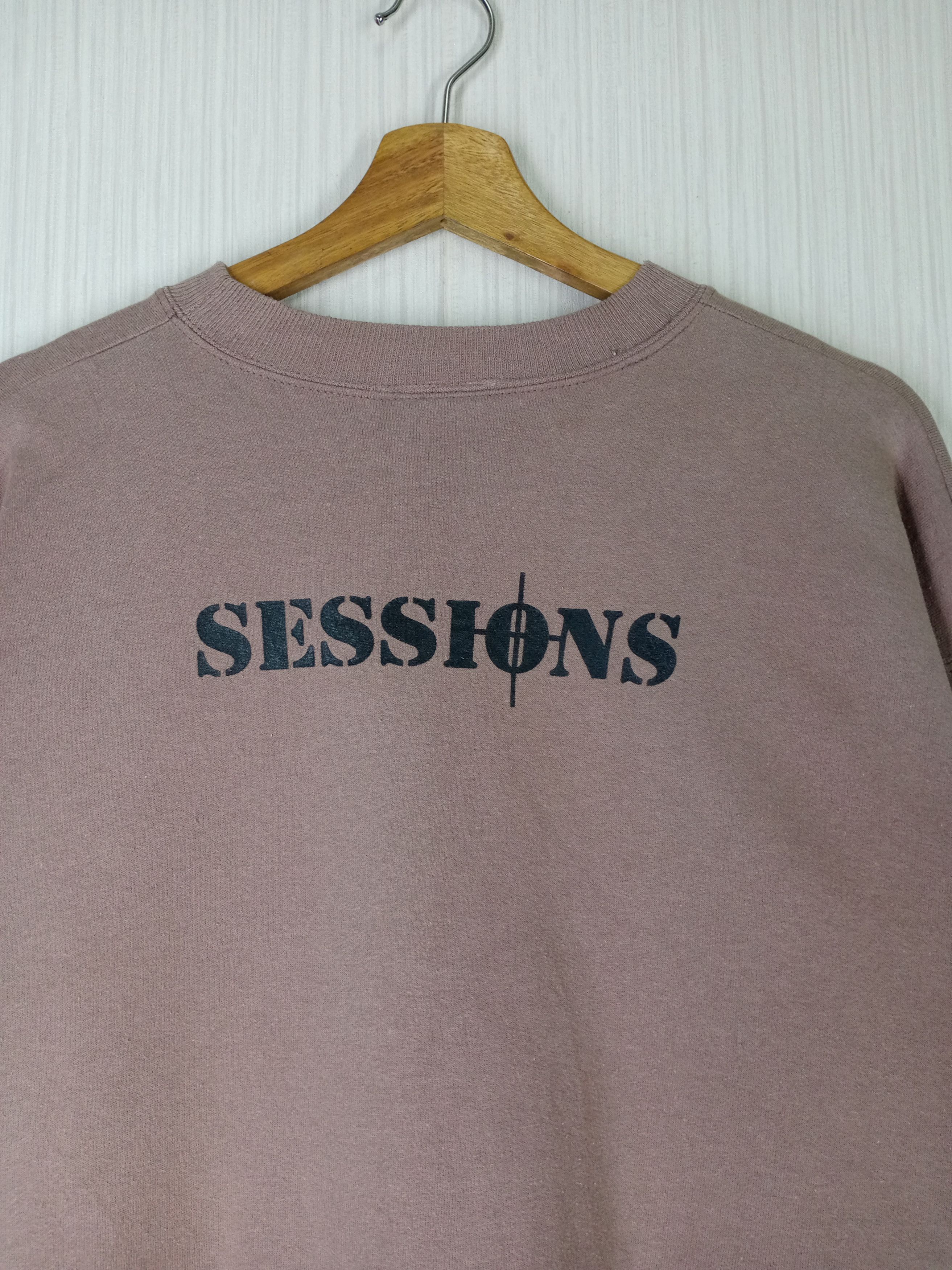 Sessions × Shorty's Skateboards Rare Vintage 90s SESSIONS Skateboarding Sweatshirt Size US M / EU 48-50 / 2 - 3 Thumbnail