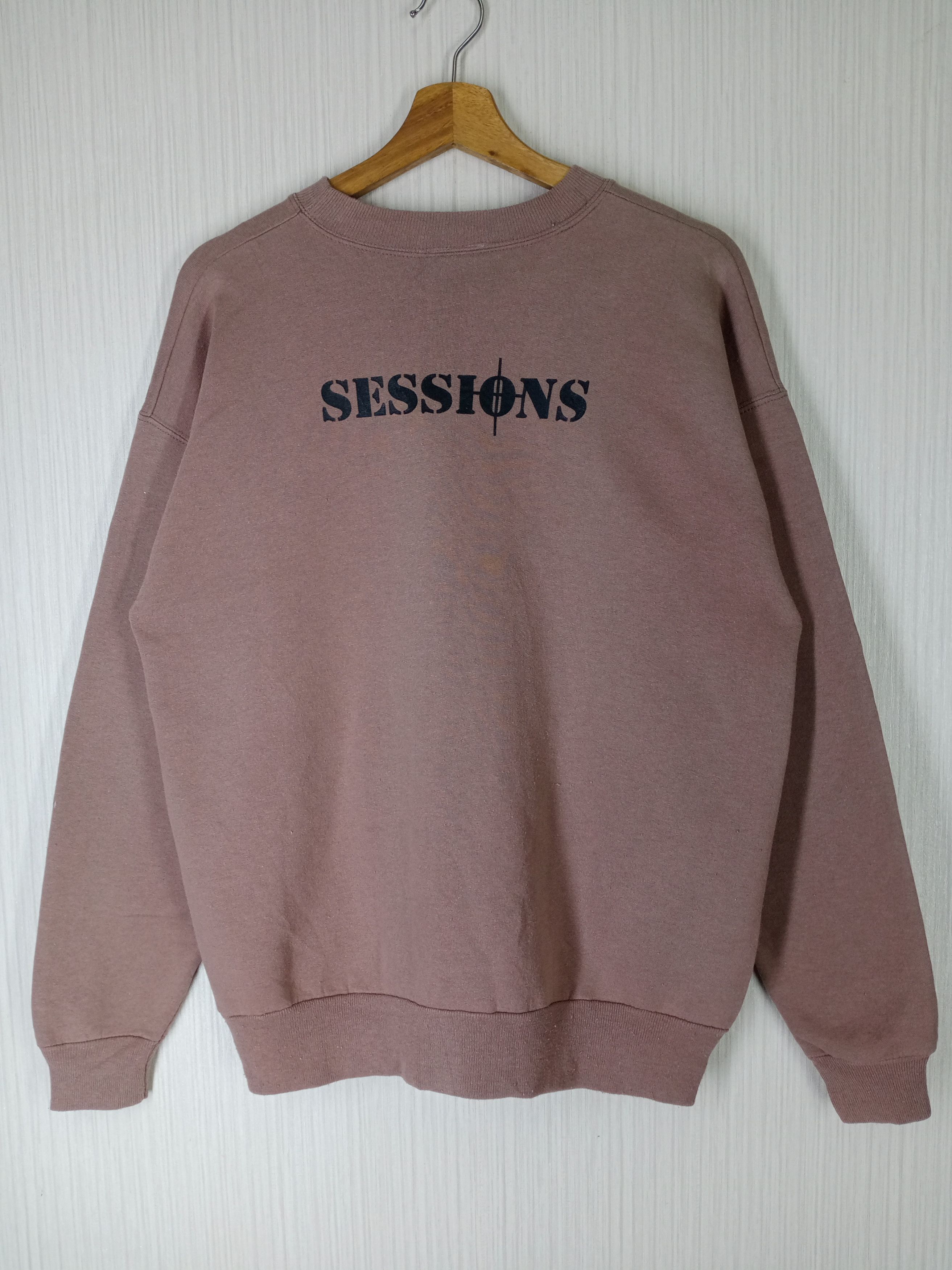 Sessions × Shorty's Skateboards Rare Vintage 90s SESSIONS Skateboarding Sweatshirt Size US M / EU 48-50 / 2 - 1 Thumbnail