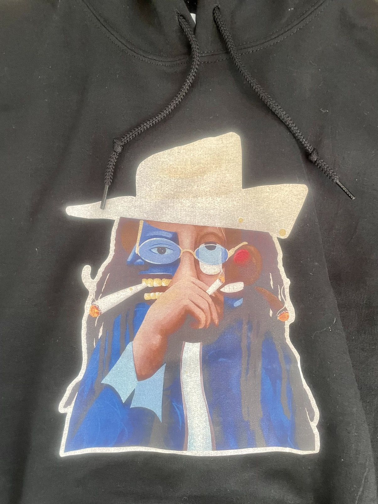 Band Tees JB Rockstar Smokin Weed Like Picasso Hip Hop Hoodie Like New Size US M / EU 48-50 / 2 - 7 Thumbnail
