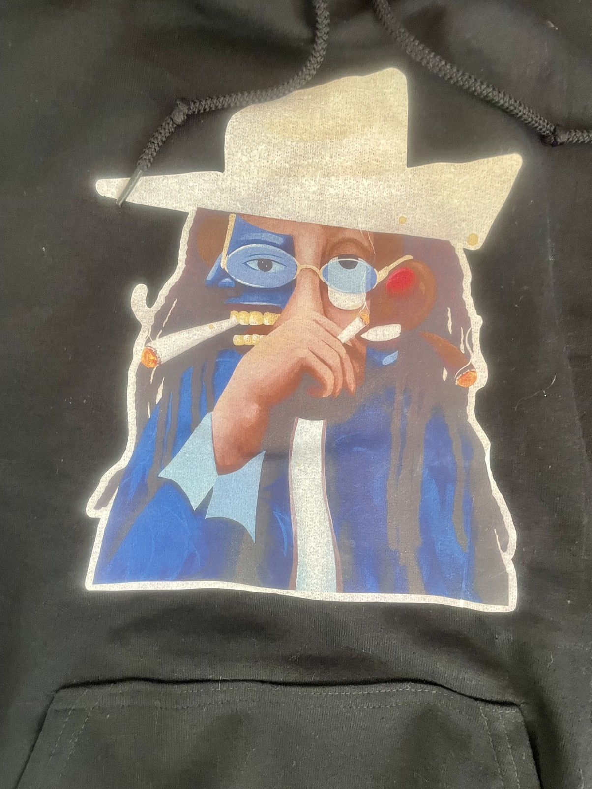 Band Tees JB Rockstar Smokin Weed Like Picasso Hip Hop Hoodie Like New Size US M / EU 48-50 / 2 - 4 Thumbnail