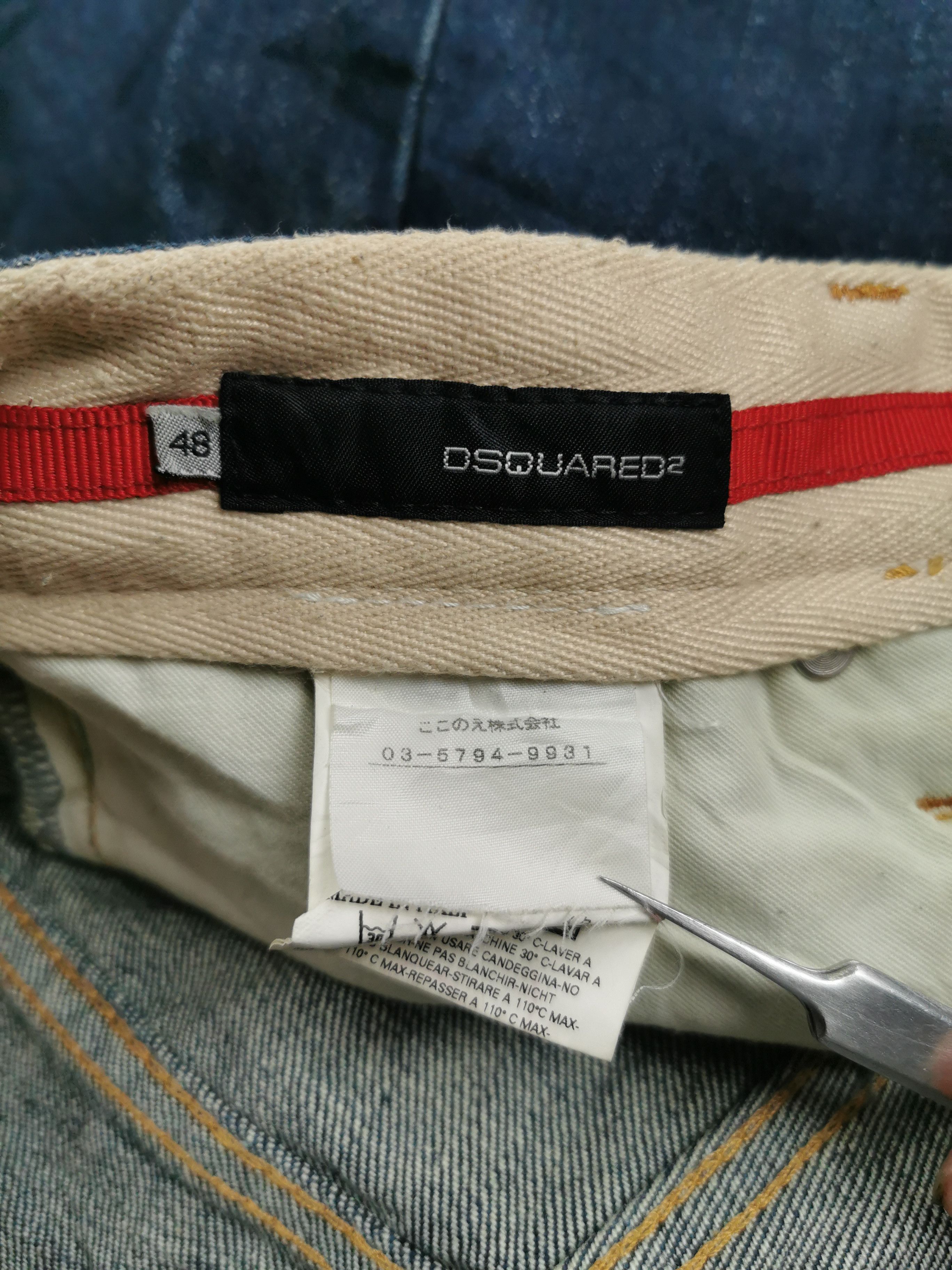 Dsquared2 Dsquared2 Slim Fit Jeans Size US 32 / EU 48 - 8 Thumbnail