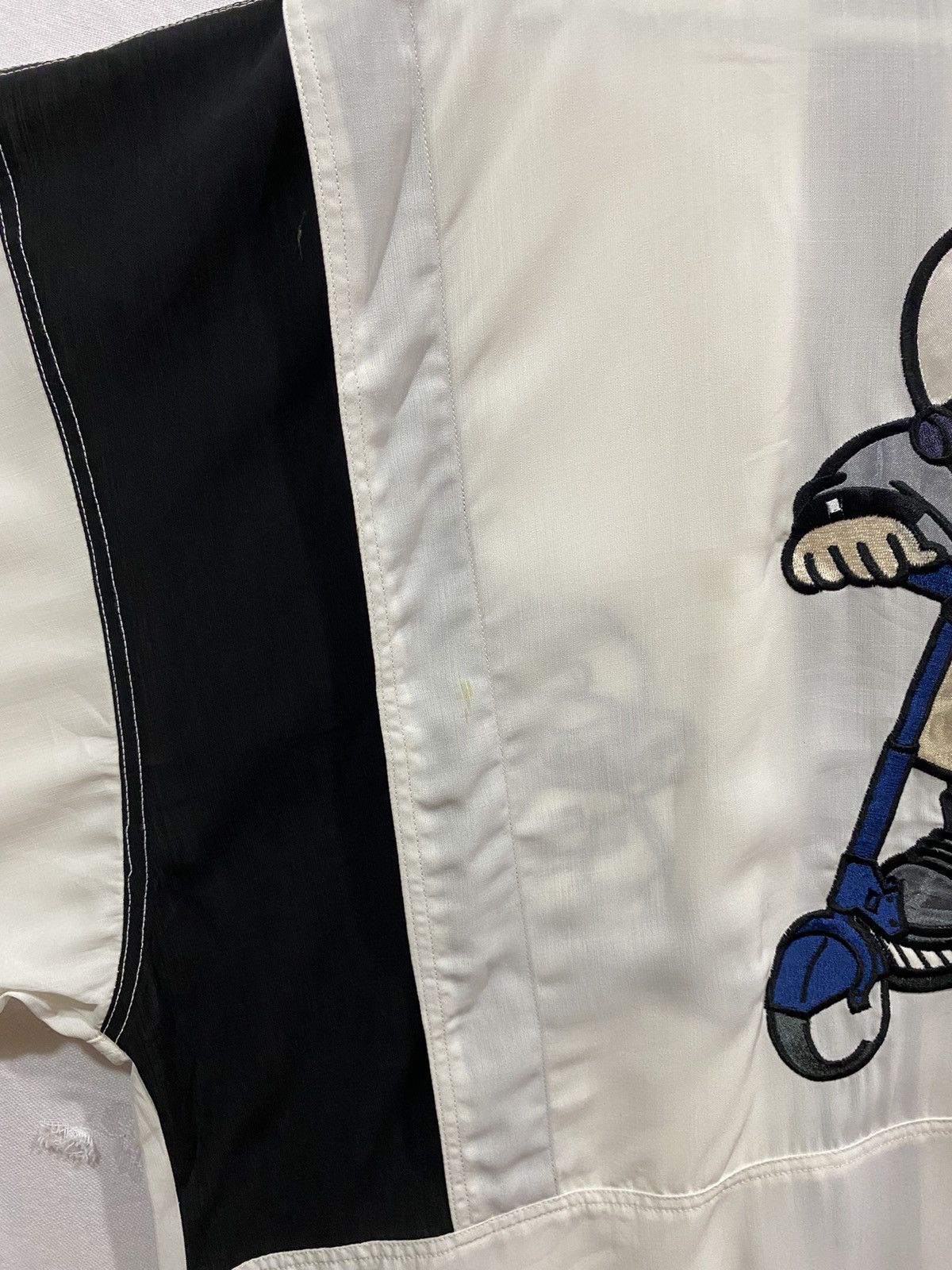 Japanese Brand Haori Kimono Cardigan Embroidery Boy On Scooter Logo Size US XL / EU 56 / 4 - 14 Thumbnail