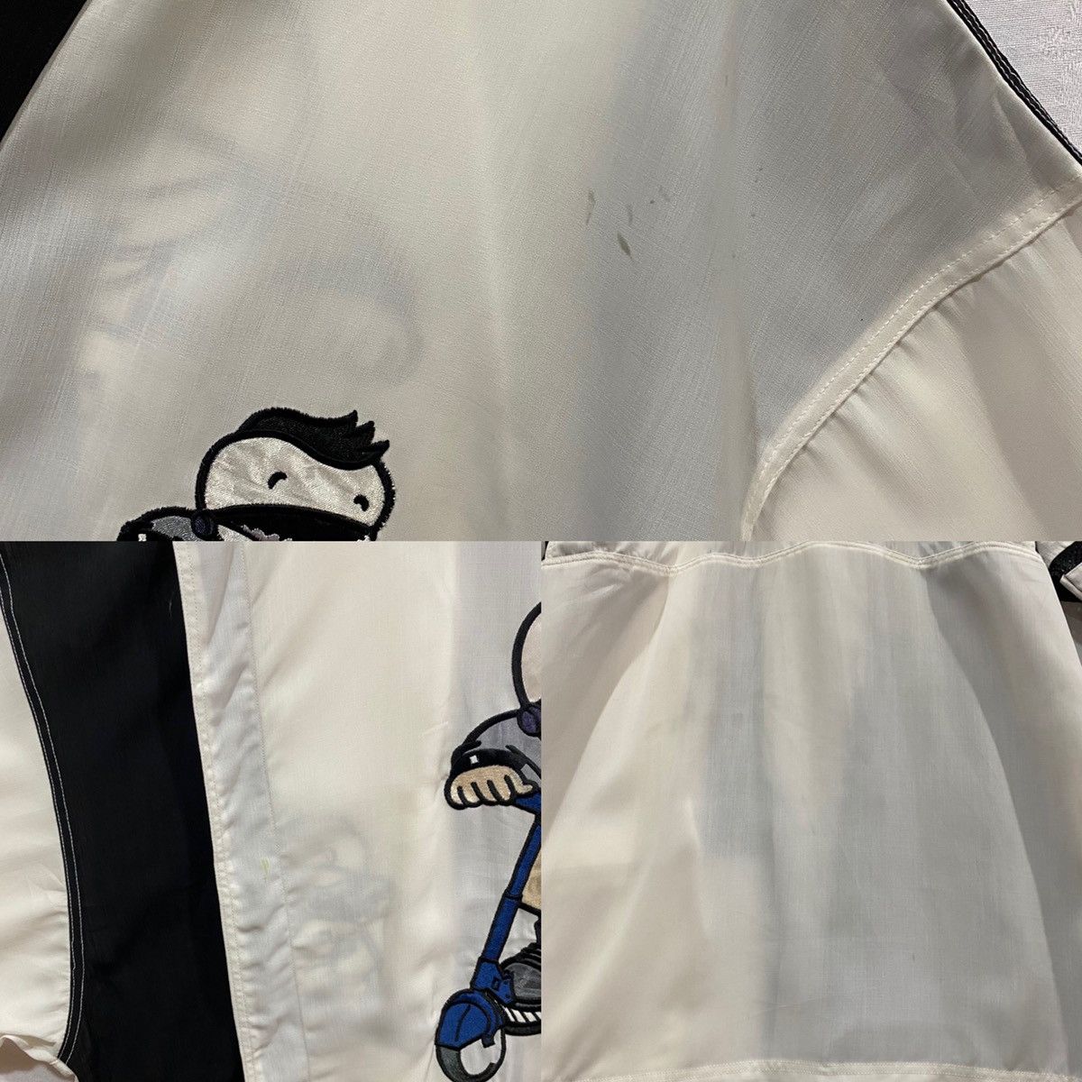 Japanese Brand Haori Kimono Cardigan Embroidery Boy On Scooter Logo Size US XL / EU 56 / 4 - 16 Thumbnail