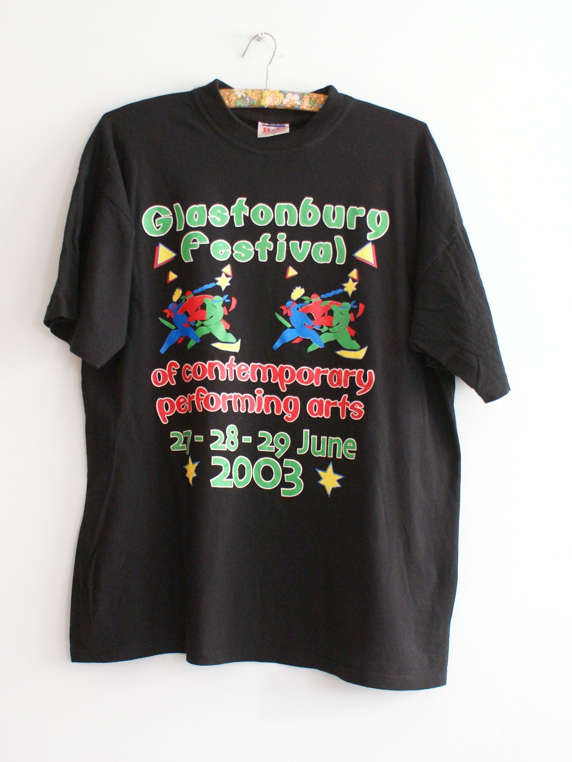 Band Tees 2003 Glastonbury Festival shirt, Memorabilia shirt, Size US L / EU 52-54 / 3 - 1 Thumbnail