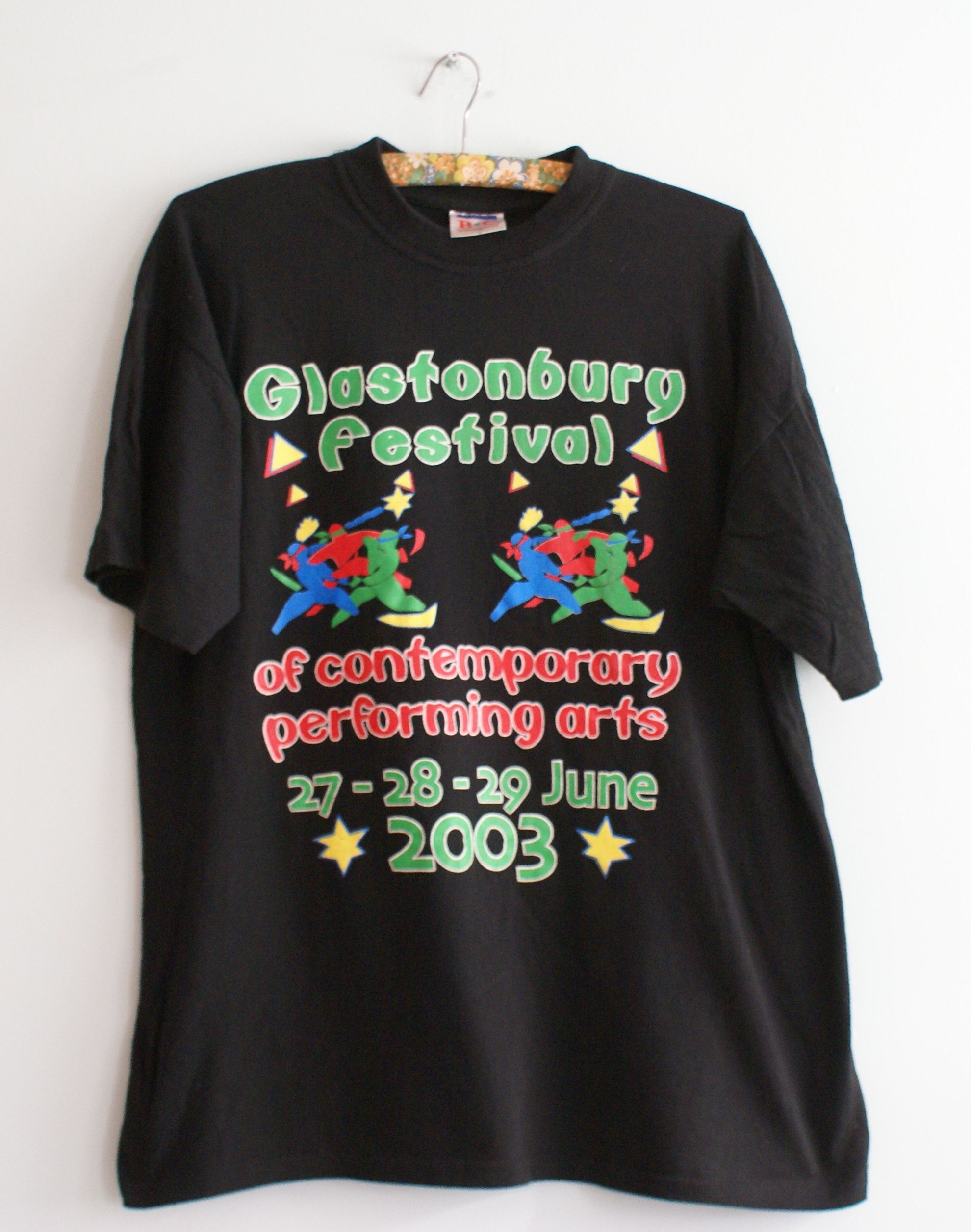 Band Tees 2003 Glastonbury Festival shirt, Memorabilia shirt, Size US L / EU 52-54 / 3 - 7 Thumbnail