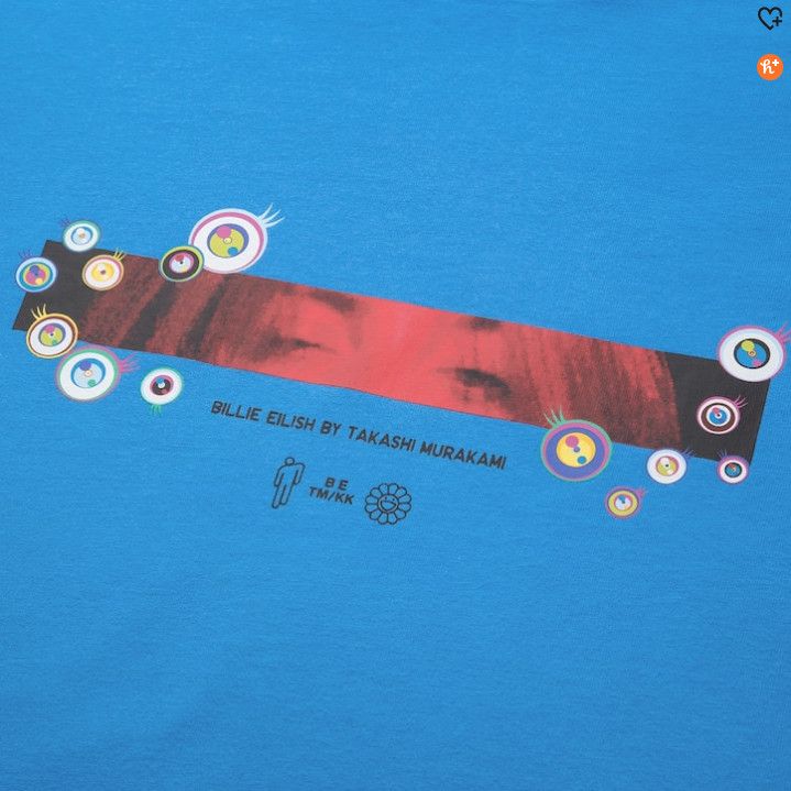 Billie Eilish × Takashi Murakami × Uniqlo Small S UNIQLO BILLIE EILISH TAKASHI MURAKAMI BLUE T-SHIRT Size US S / EU 44-46 / 1 - 3 Thumbnail