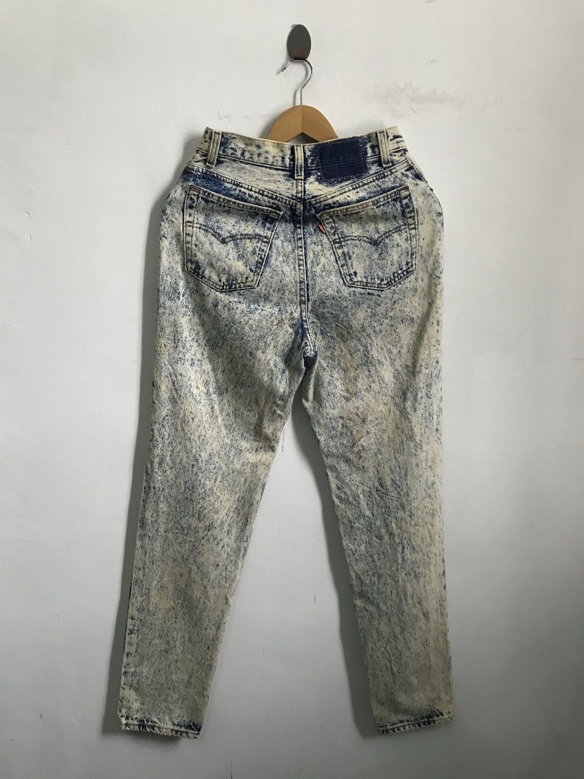 Levi's Vintage 90’s Levis Acid Wash Denim Jeans Size US 26 / EU 42 - 2 Thumbnail
