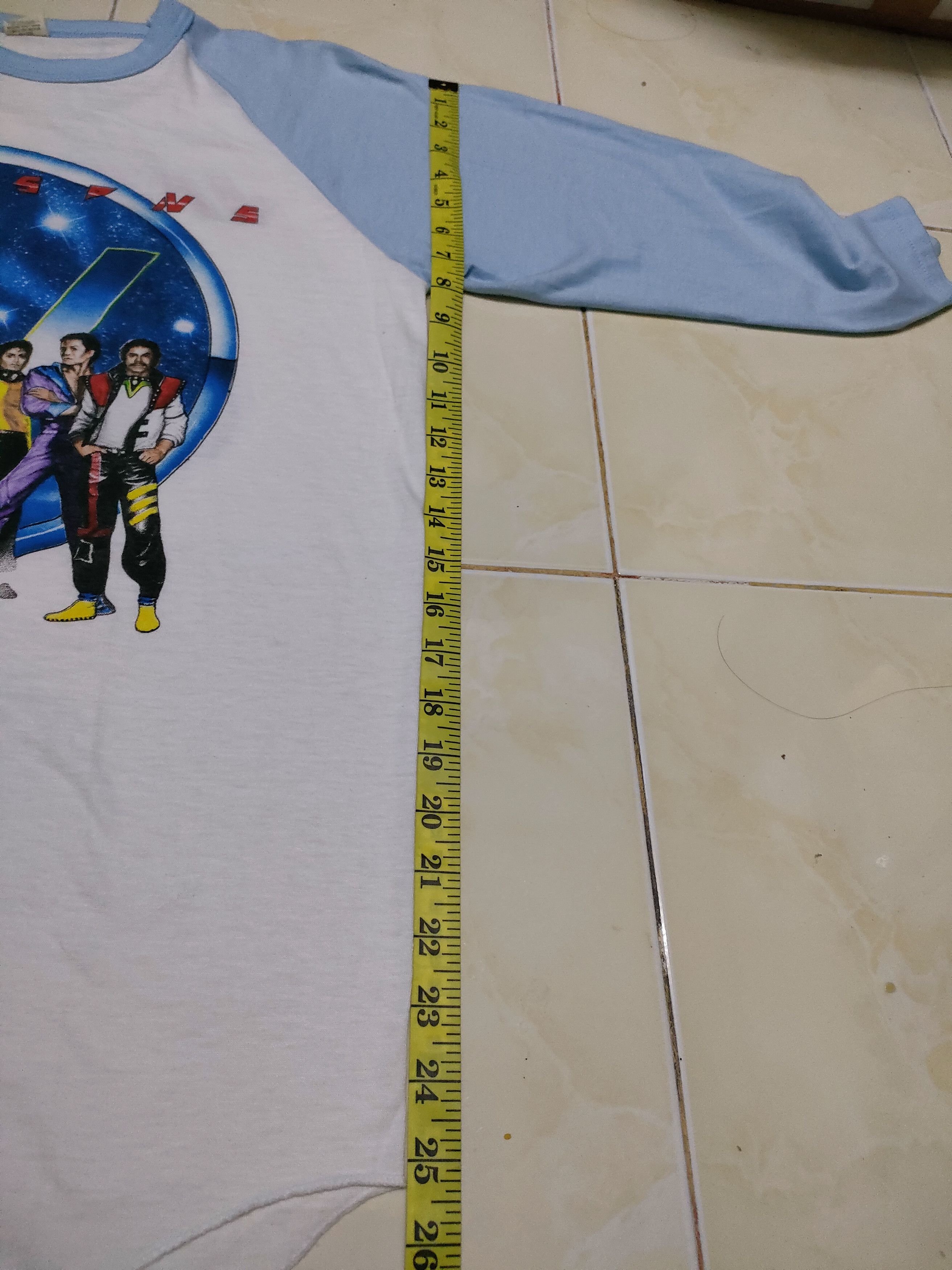 Band Tees 80s Vintage Michael Jackson 5 Janet Jackson Raglan Tee Size US L / EU 52-54 / 3 - 10 Thumbnail