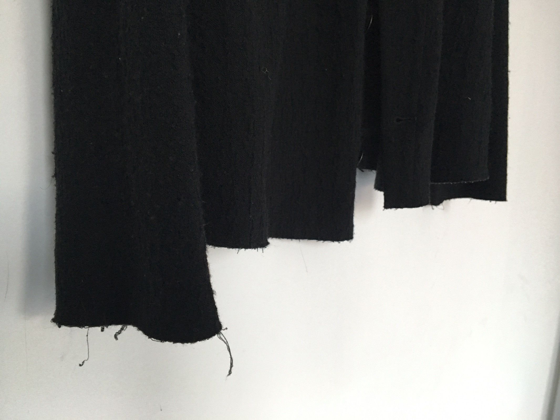 Inaisce Black Wool Boucle Folon Cardigan Size US M / EU 48-50 / 2 - 2 Thumbnail