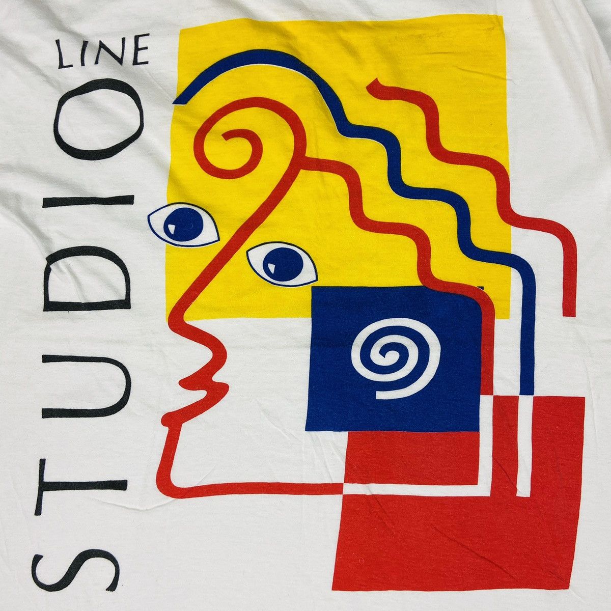 Vintage 1980s PICASSO SINGLE STITCH VINTAGE T SHIRT - № 384 Size US XL / EU 56 / 4 - 4 Thumbnail