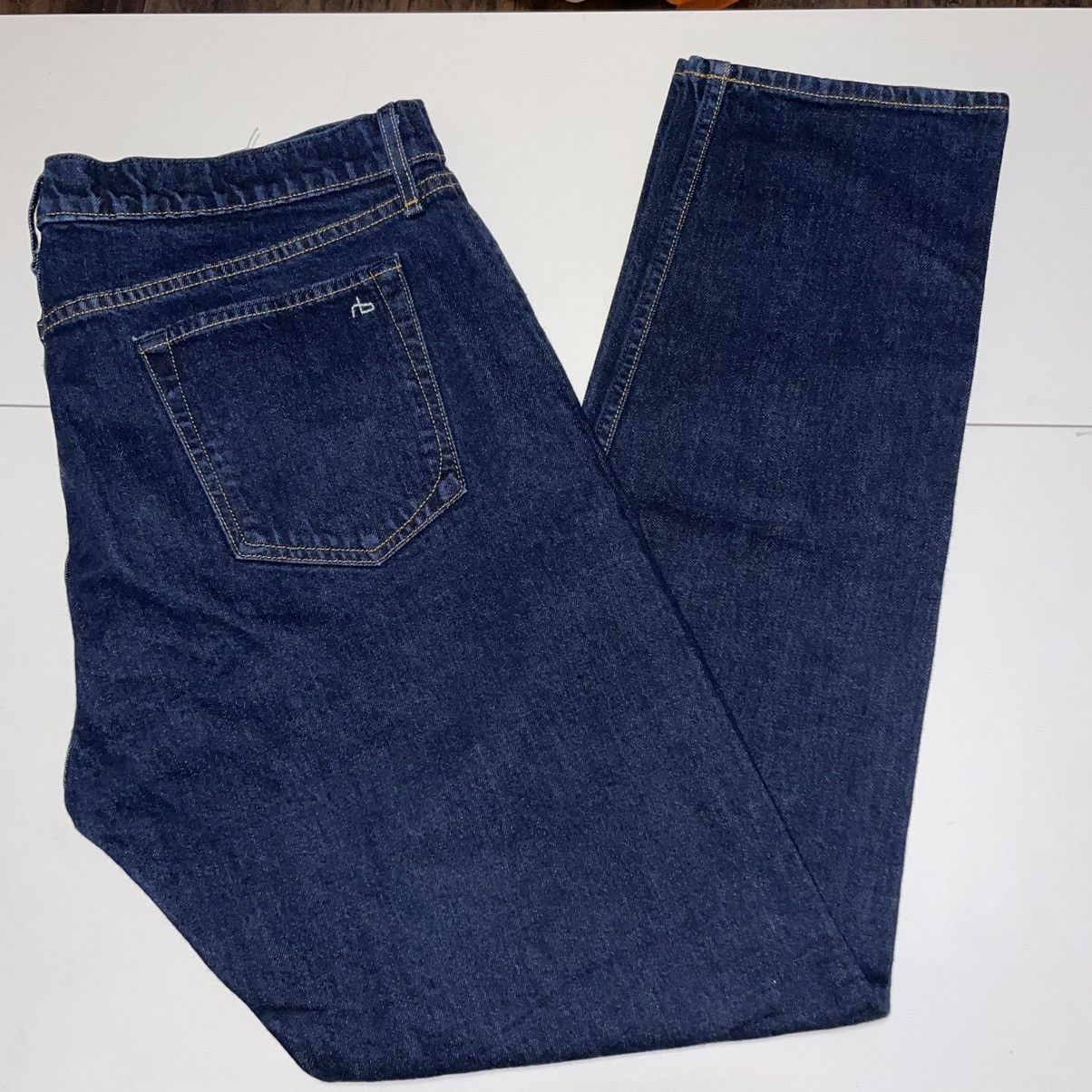 RAG & BONE Fit 2 Slim Dark Blue Jeans - 38