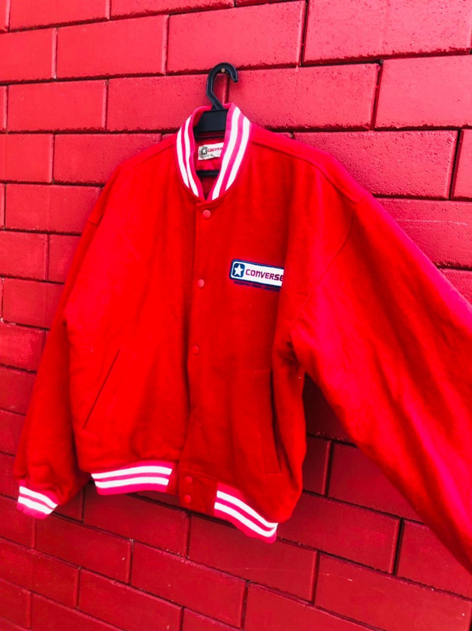 Japanese Brand × Vintage Vintage Converse Jacket Designer Fashion Style Jacket Size US L / EU 52-54 / 3 - 6 Thumbnail