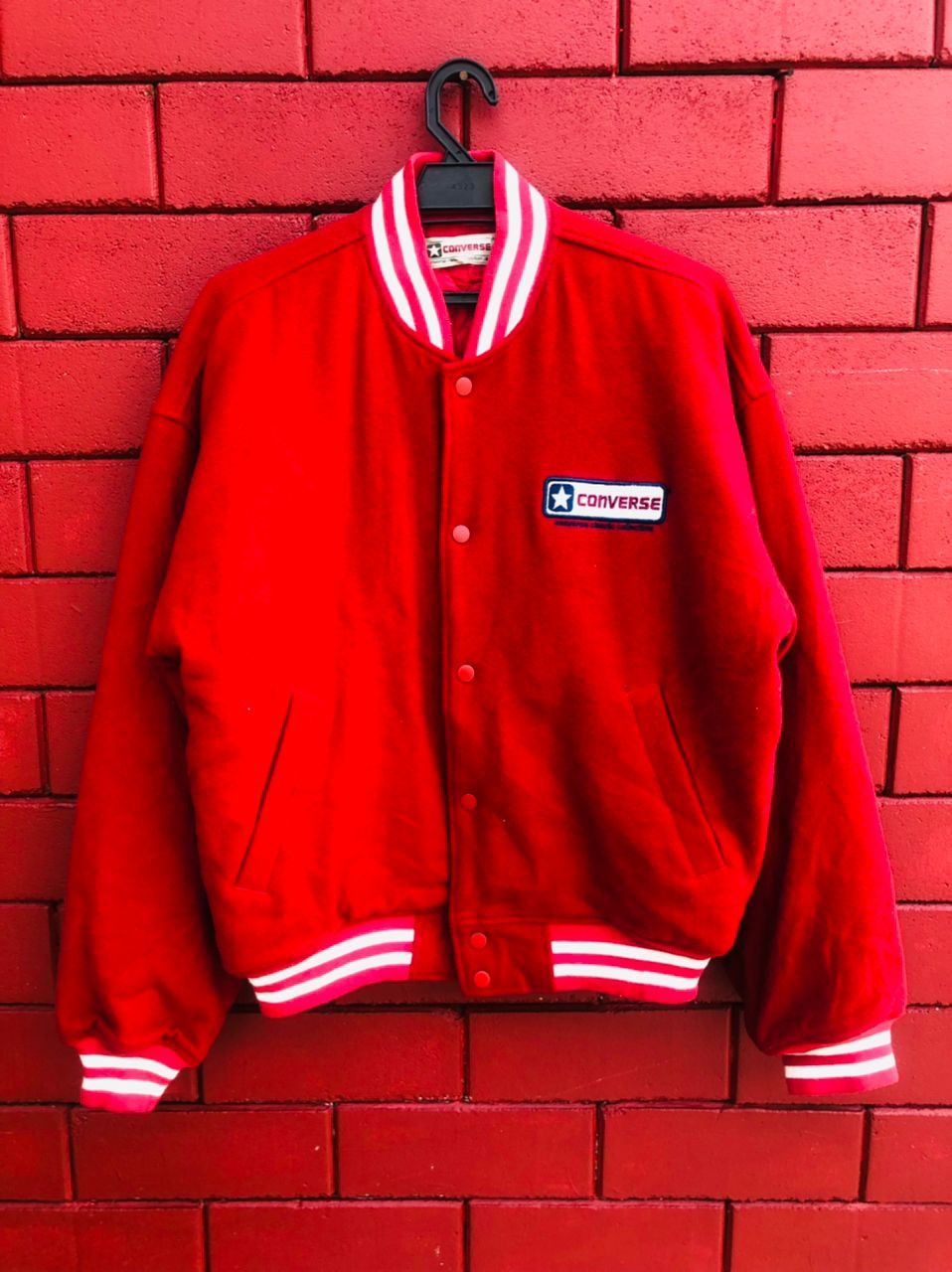 Japanese Brand × Vintage Vintage Converse Jacket Designer Fashion Style Jacket Size US L / EU 52-54 / 3 - 1 Thumbnail