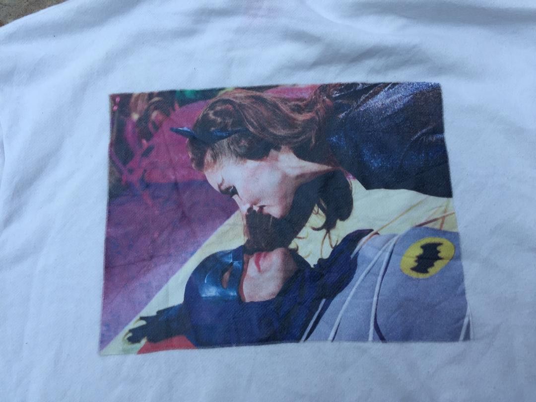 Vintage Batman Vs Badwomen Famous Movie White Colour Sweatshirt Size L / US 10 / IT 46 - 3 Thumbnail