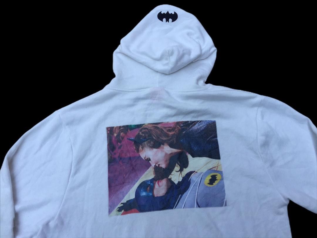 Vintage Batman Vs Badwomen Famous Movie White Colour Sweatshirt Size L / US 10 / IT 46 - 2 Thumbnail