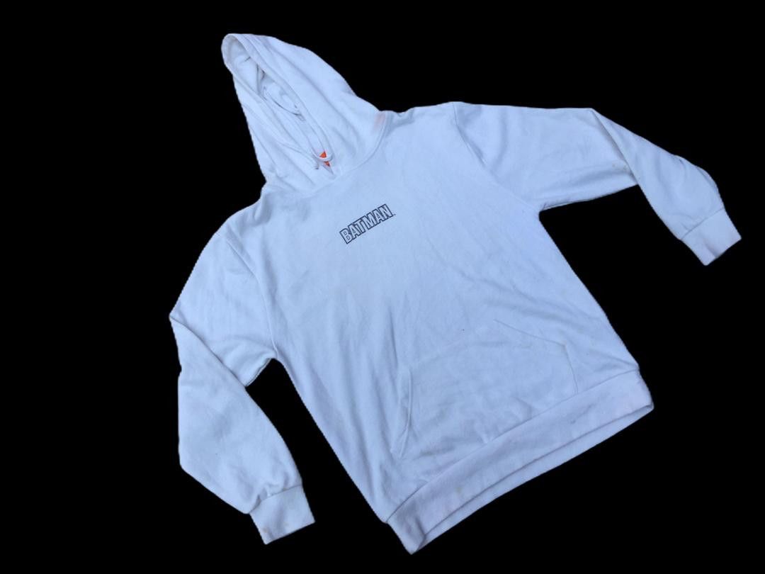 Vintage Batman Vs Badwomen Famous Movie White Colour Sweatshirt Size L / US 10 / IT 46 - 4 Thumbnail