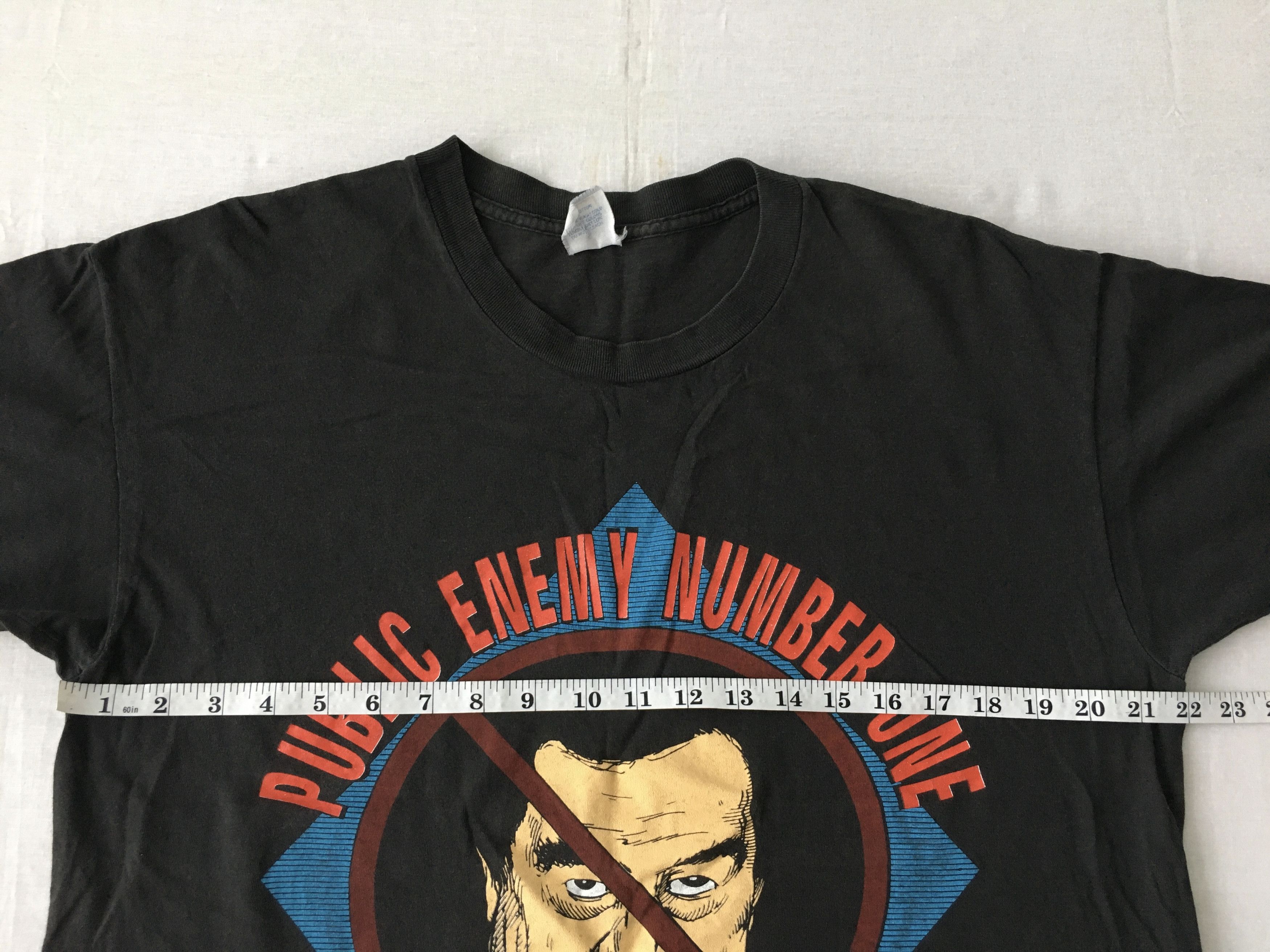 Vtg 80s Saddam Hussein Public Enemy Number buy One Tshirt Size: XL