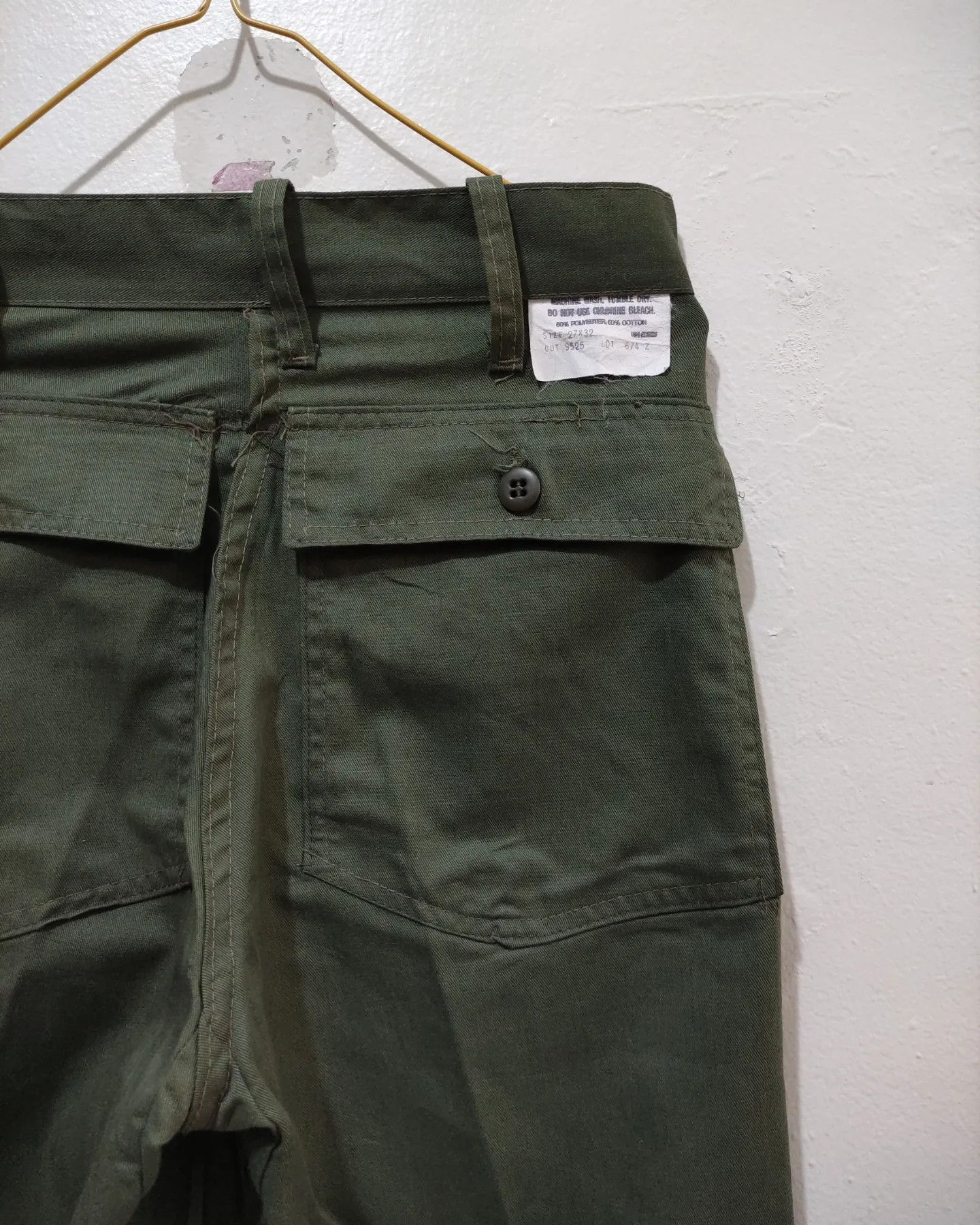 Vintage Vintage 90s Army Green Fatique Pants Size US 28 / EU 44 - 8 Thumbnail