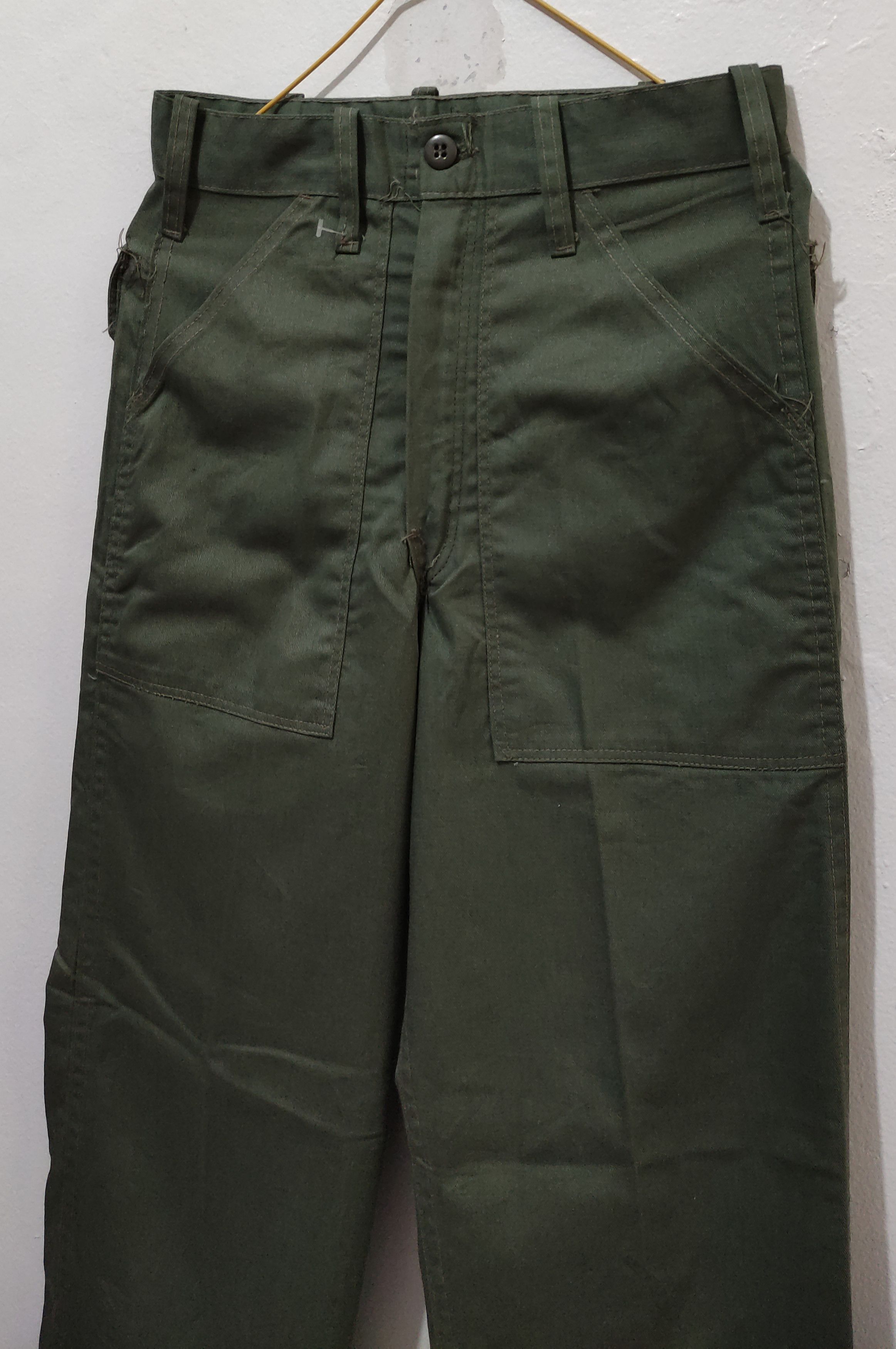 Vintage Vintage 90s Army Green Fatique Pants Size US 28 / EU 44 - 11 Thumbnail