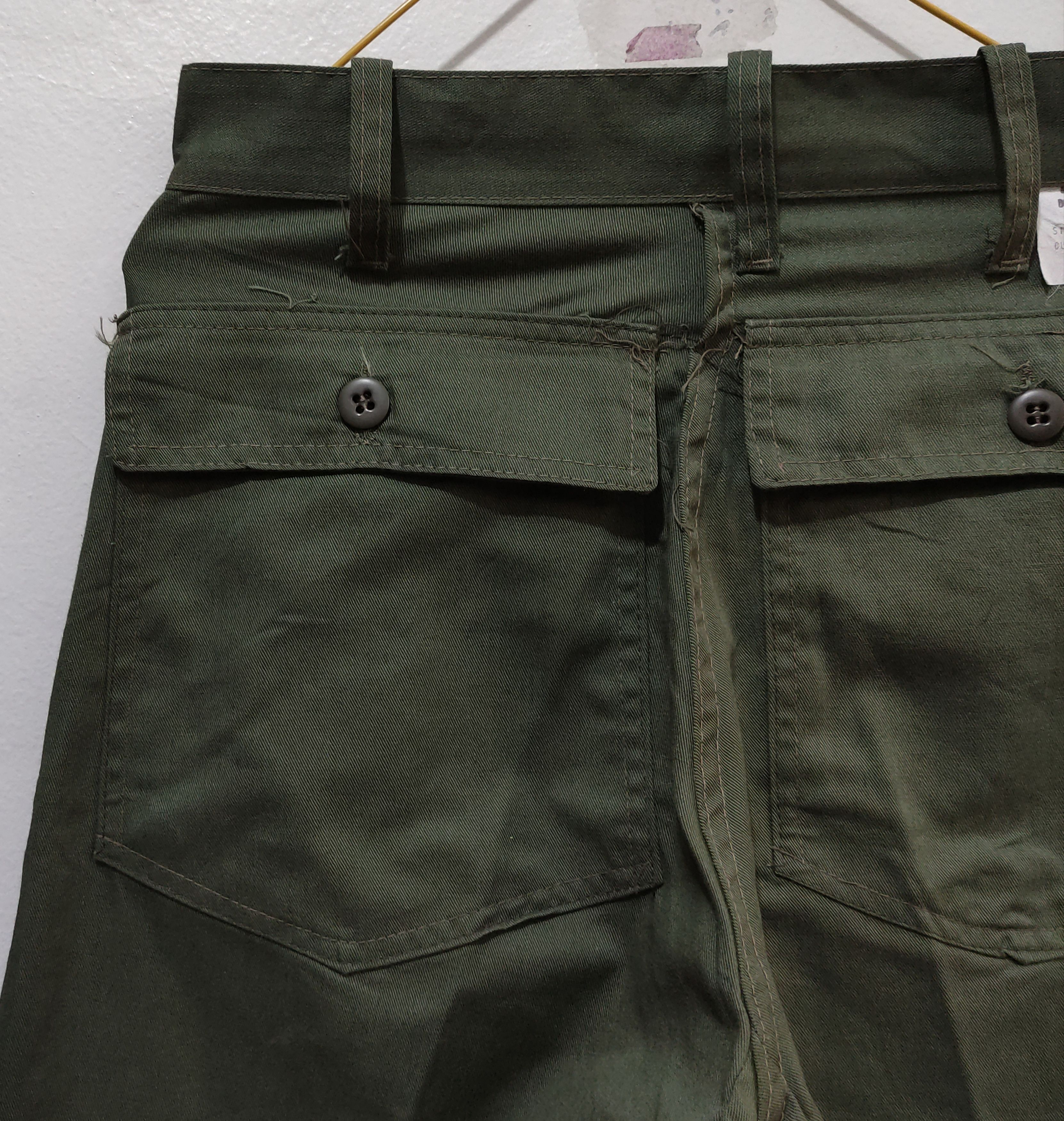 Vintage Vintage 90s Army Green Fatique Pants Size US 28 / EU 44 - 16 Thumbnail