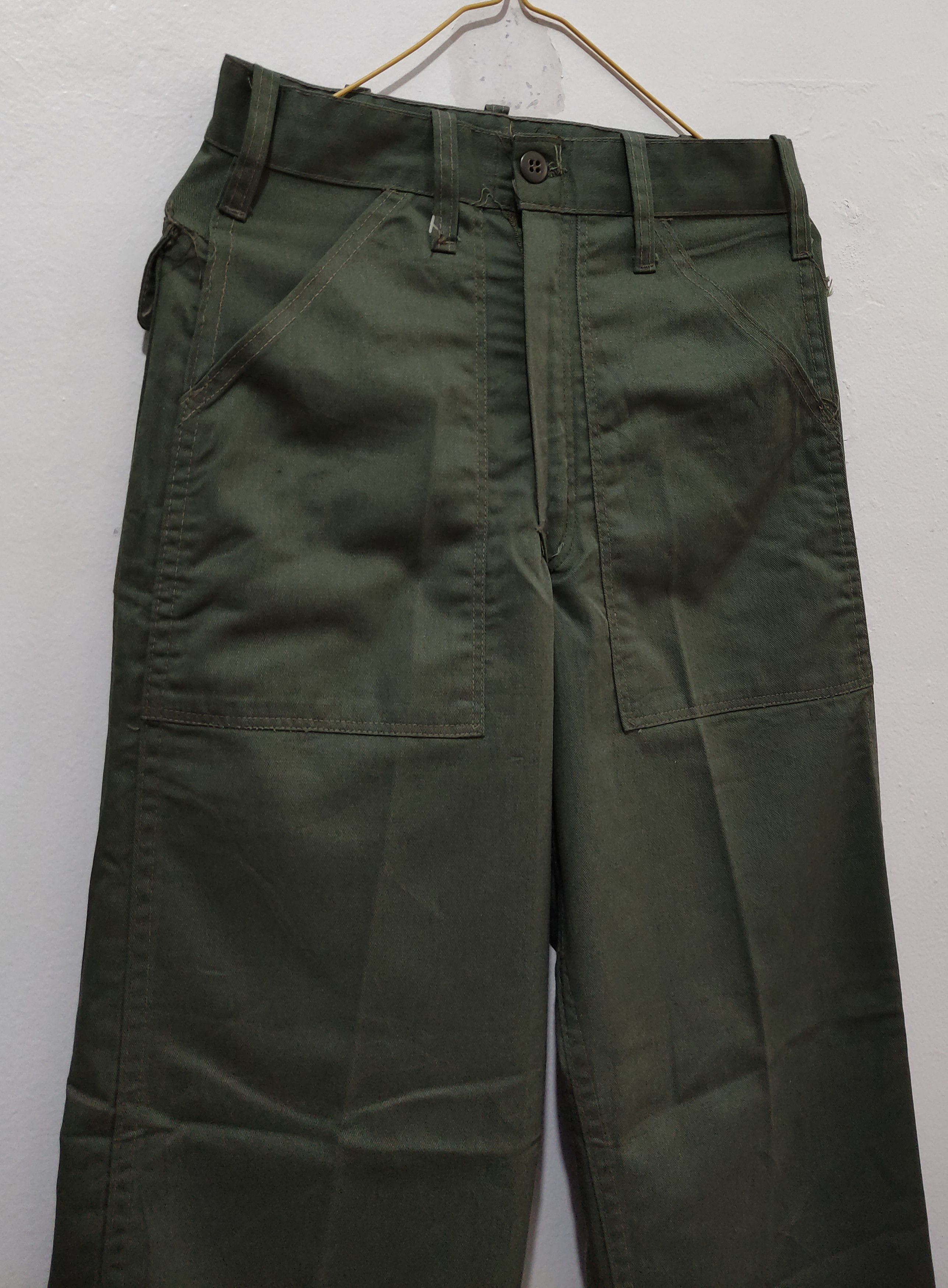Vintage Vintage 90s Army Green Fatique Pants Size US 28 / EU 44 - 12 Thumbnail