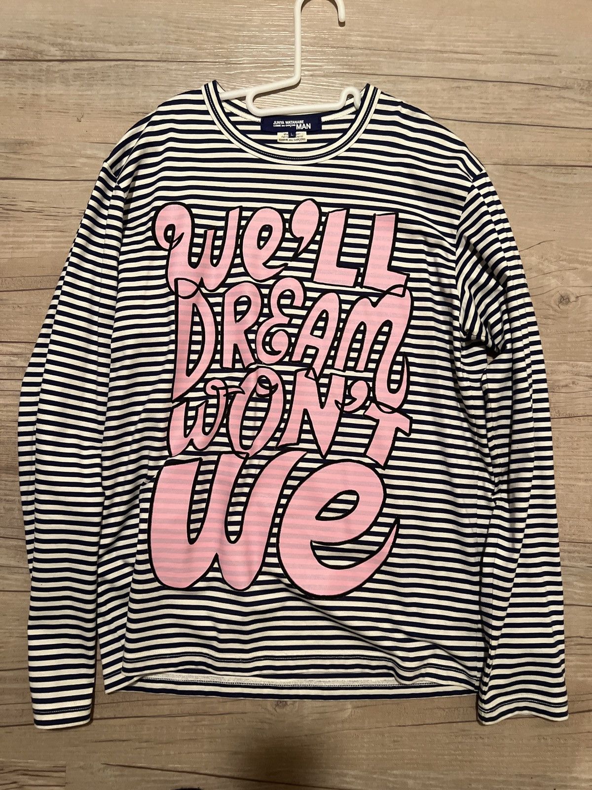 Junya Watanabe Junya Watanbe MAN cotton Striped Long Sleeve T-shirt Size US L / EU 52-54 / 3 - 1 Thumbnail