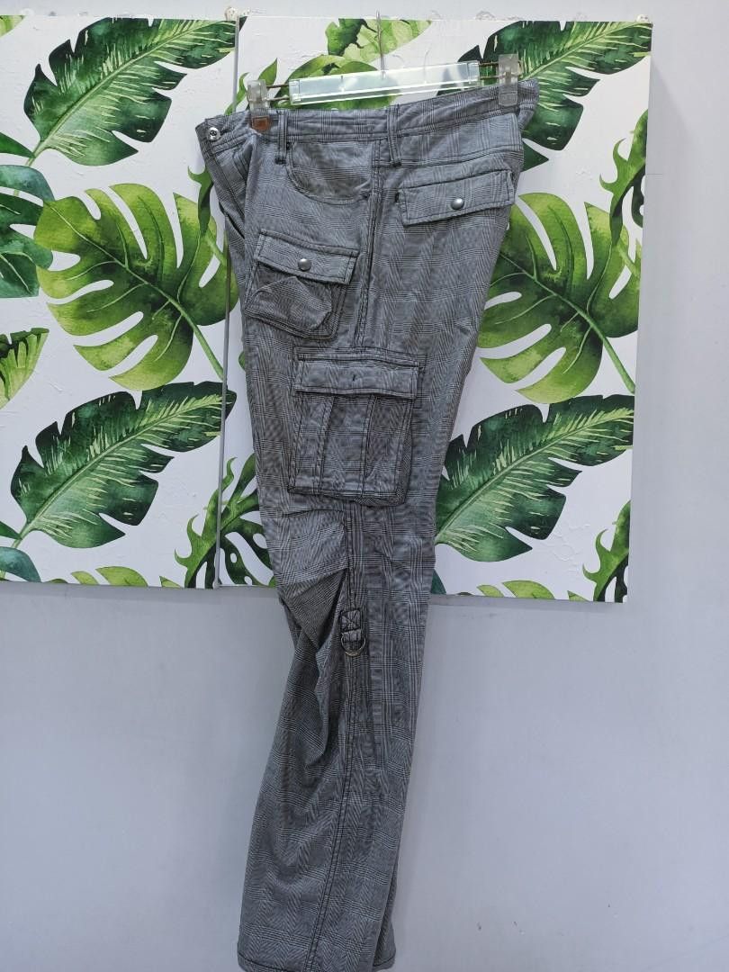 Japanese Brand Multipocket checkered cargo pants Size US 32 / EU 48 - 5 Thumbnail