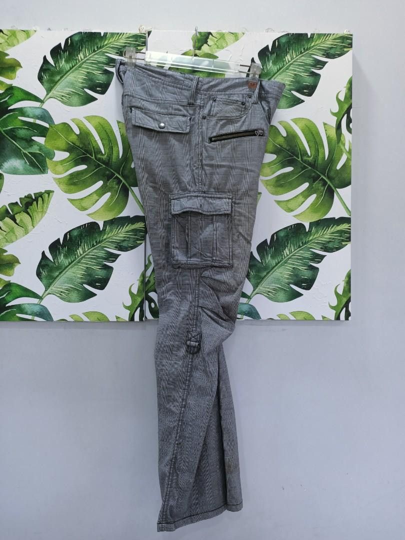 Japanese Brand Multipocket checkered cargo pants Size US 32 / EU 48 - 7 Thumbnail