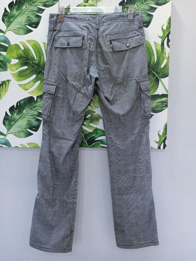 Japanese Brand Multipocket checkered cargo pants Size US 32 / EU 48 - 3 Thumbnail