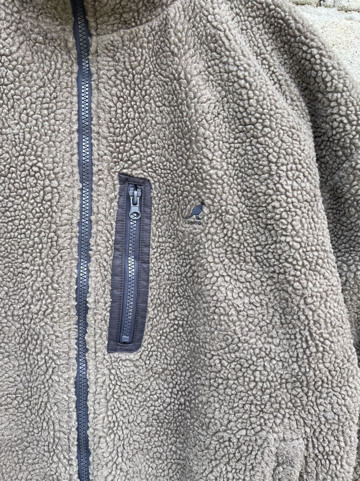 Kangol Vintage Kangol Mono-Mart Reversible Fleece Jacket Size US L / EU 52-54 / 3 - 13 Thumbnail