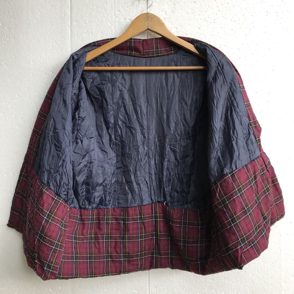Japanese Brand Kimono Flying Coat Plaid jacket Size US M / EU 48-50 / 2 - 5 Thumbnail