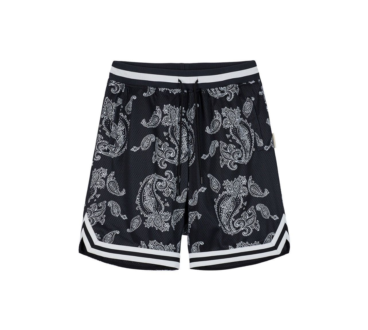 Paisley Print Basketball Short