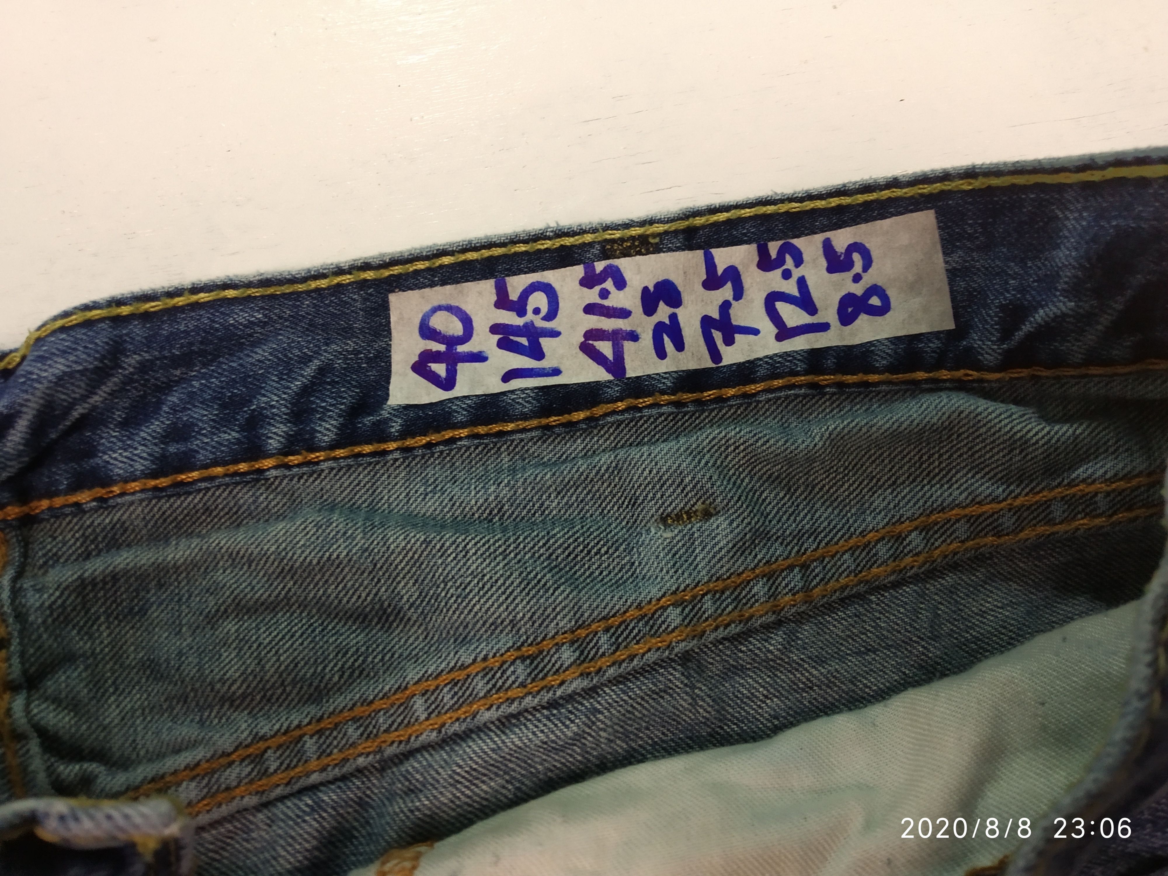 Levi's Vintage Levi 522 Denim Jeans Distressed Size US 40 / EU 56 - 4 Thumbnail