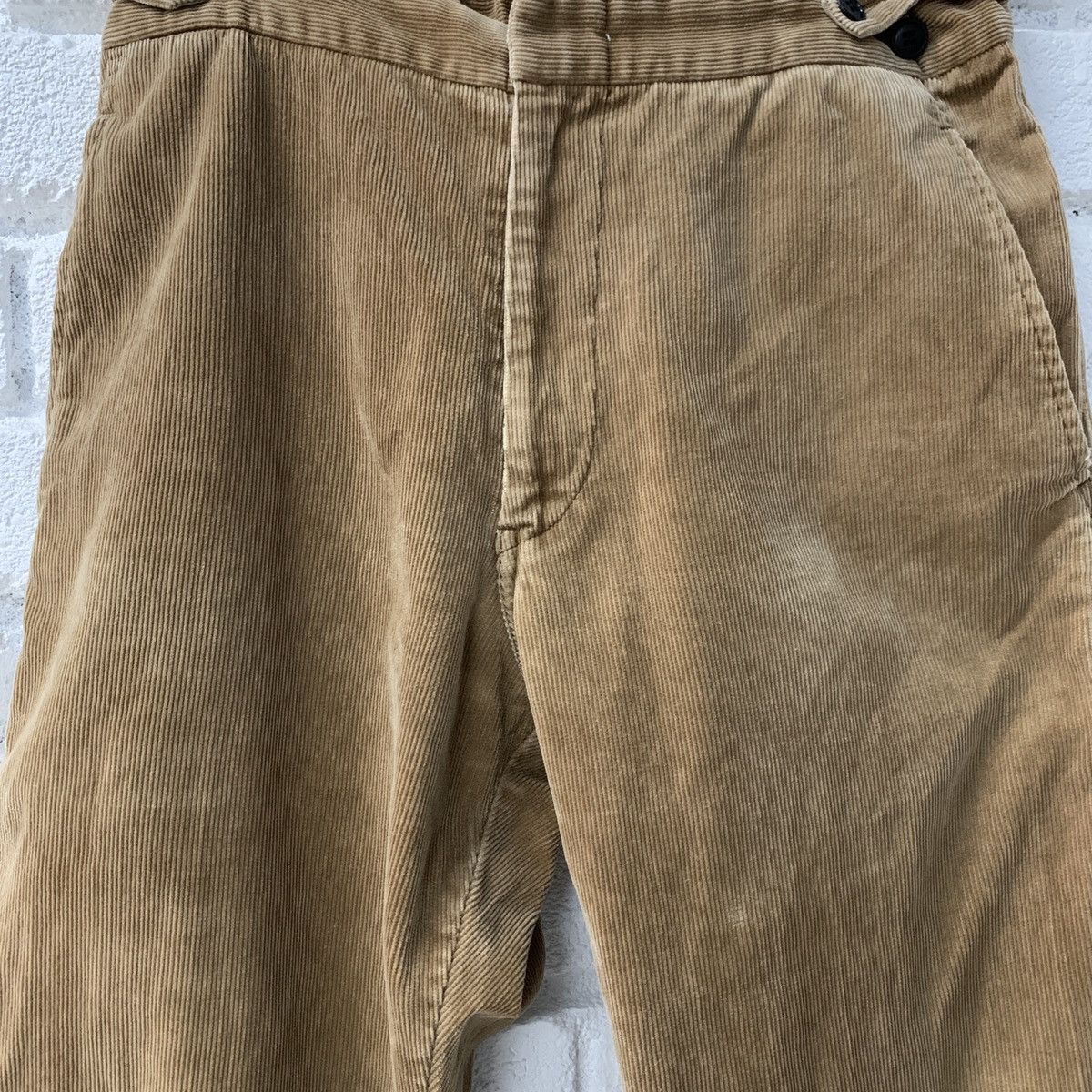 COMME des GARÇONS HOMME PLUS corduroy 2004 Comme des Garcons Homme Plus Brown Corduroy Carpenter Pants