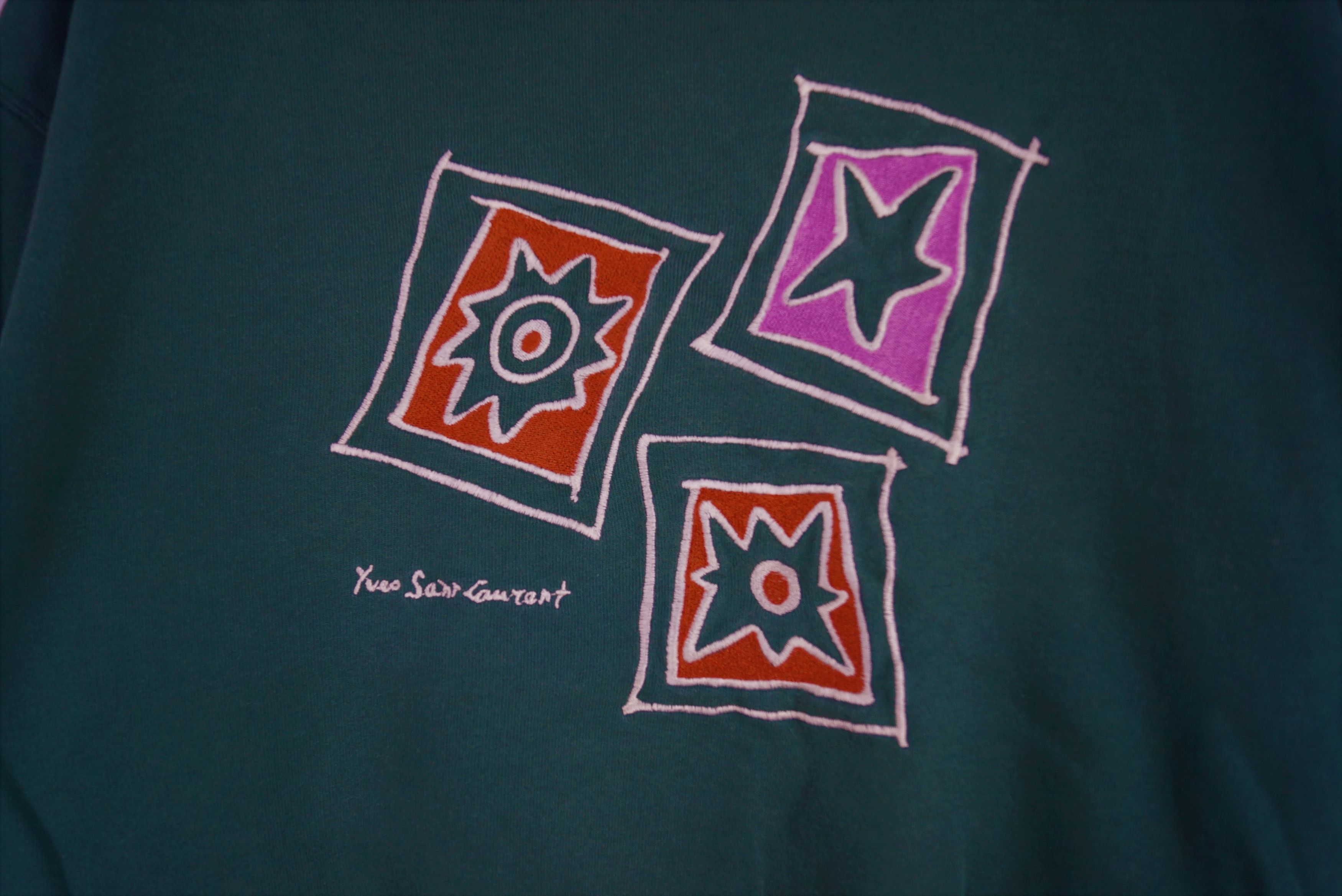 Vintage ✅ 💥DELETE TODAY💥Vintage YSL Spellbound Crewneck Sweatshirt Size US M / EU 48-50 / 2 - 2 Thumbnail