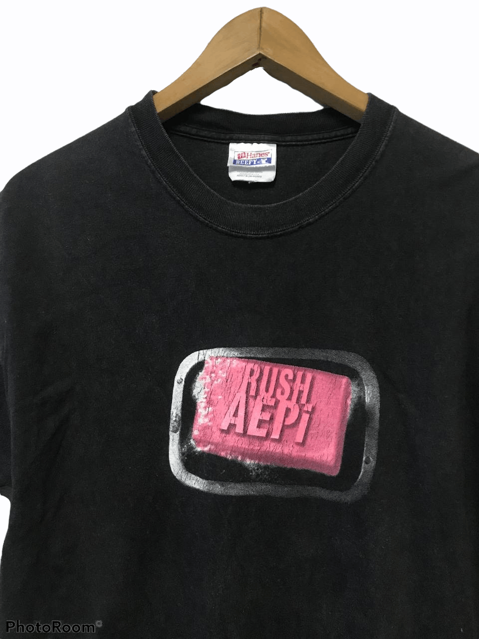 Hanes Vintage 90's Rush Aepi Fight Club Movie Tee Size US M / EU 48-50 / 2 - 2 Thumbnail