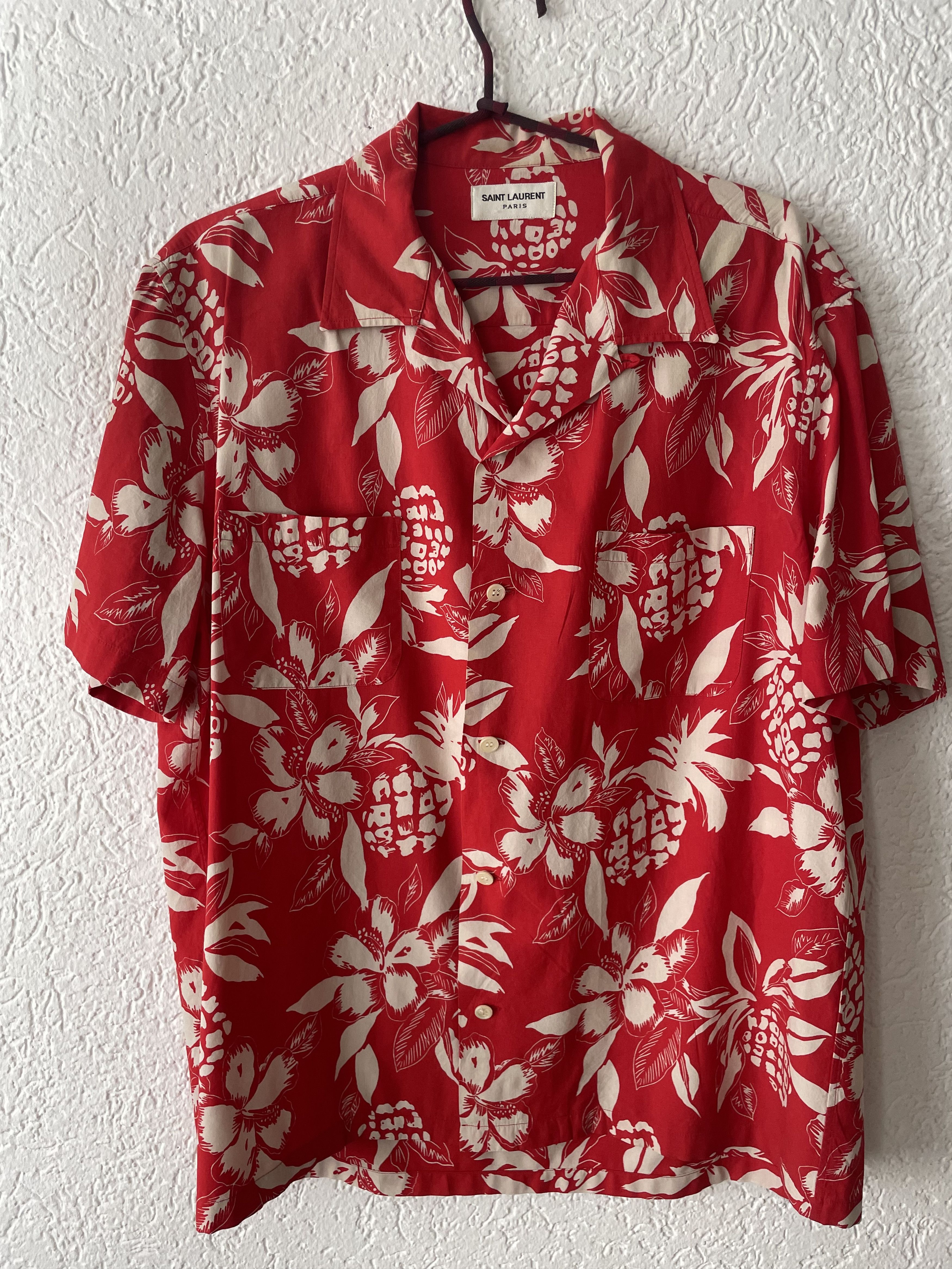 Saint Laurent Paris Saint Laurent Hawaiian shirt | Grailed