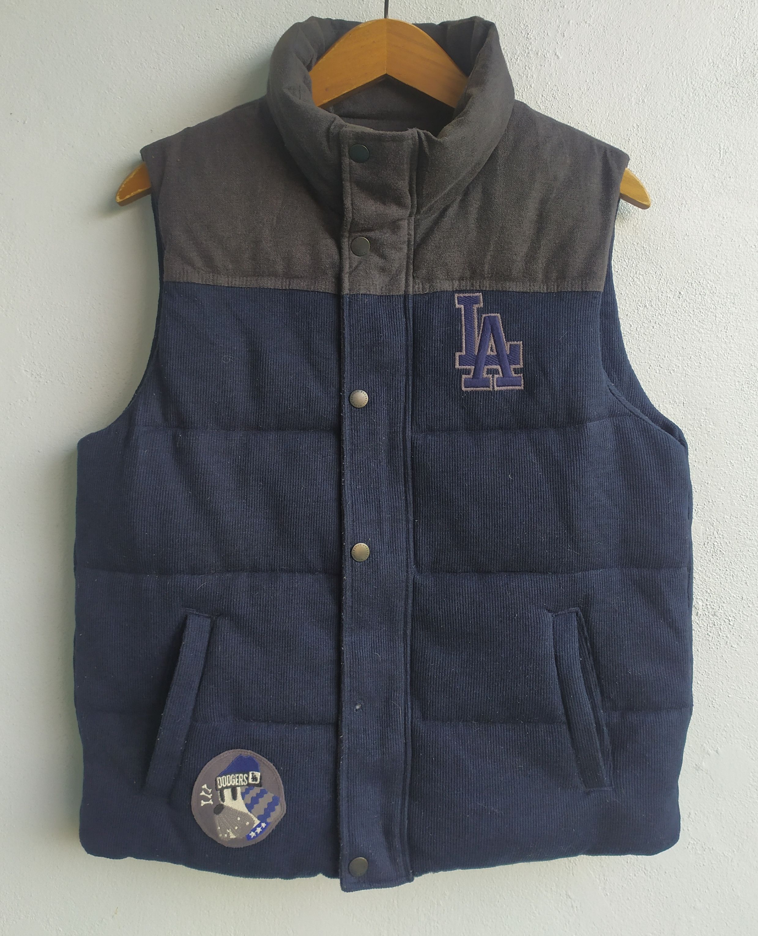 Vintage MLB Major League Baseball Dodgers Vest Jacket