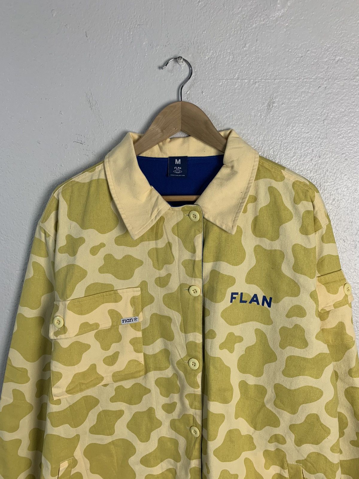 Japanese Brand Flan Forever Laughing Brooklyn Camo Jacket Size US XL / EU 56 / 4 - 4 Thumbnail