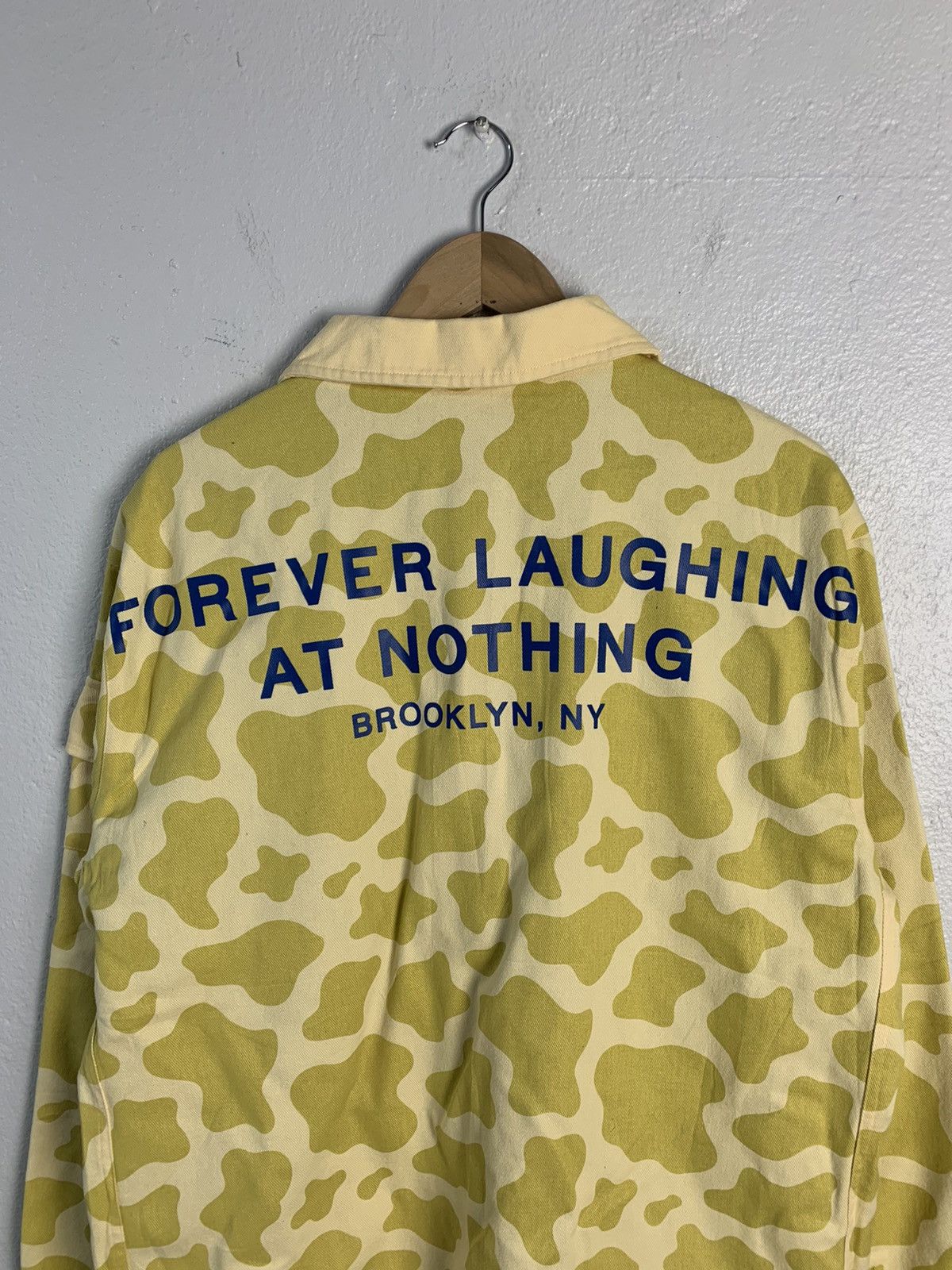 Japanese Brand Flan Forever Laughing Brooklyn Camo Jacket Size US XL / EU 56 / 4 - 10 Thumbnail