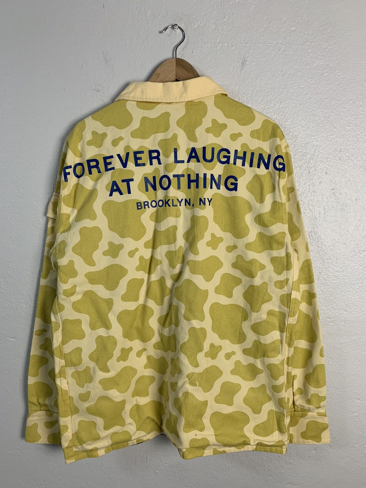 Japanese Brand Flan Forever Laughing Brooklyn Camo Jacket Size US XL / EU 56 / 4 - 7 Thumbnail